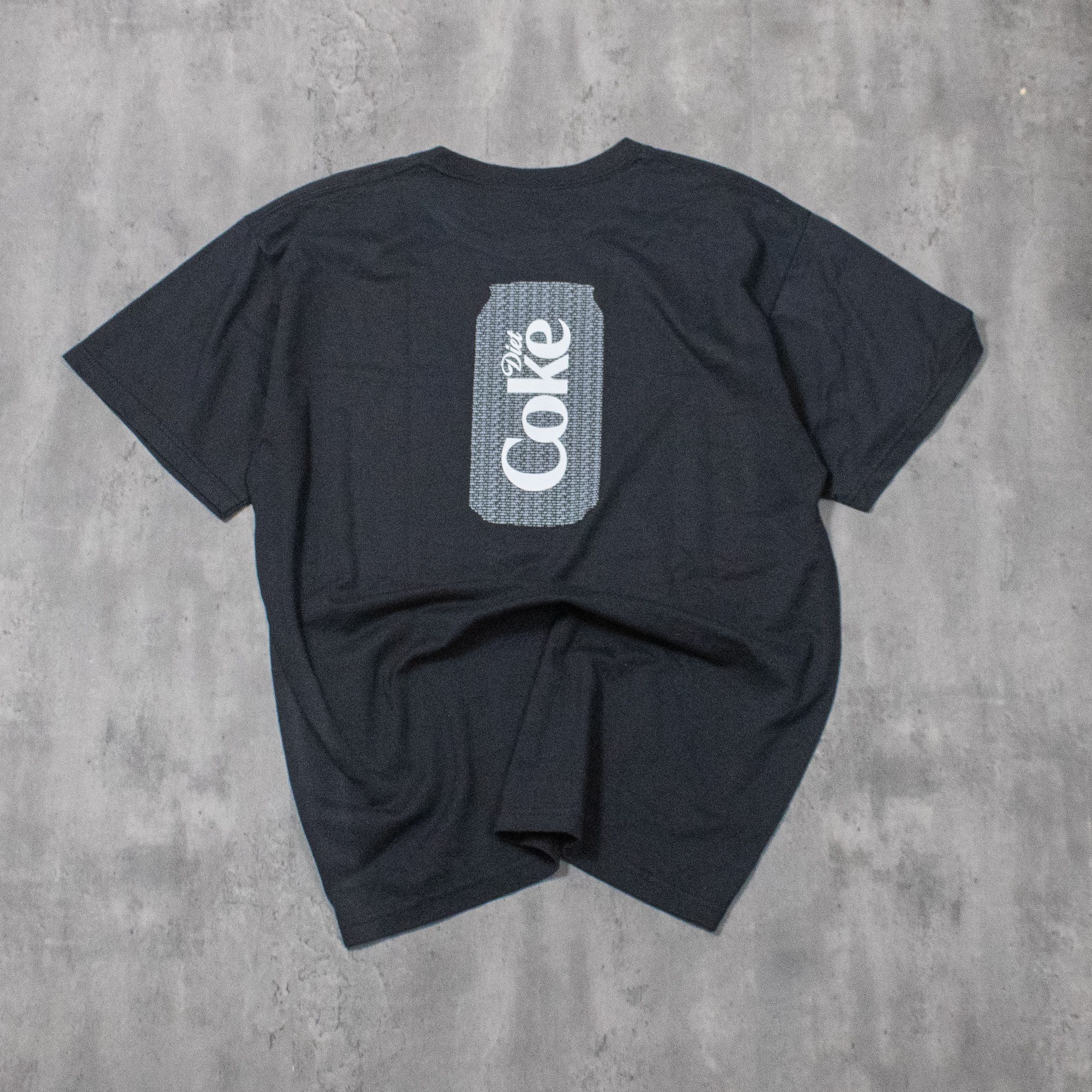 Vintage Y2K 2000's Social Drinking Meme Diet Coke Promo Black Tee Size US L / EU 52-54 / 3 - 6 Thumbnail