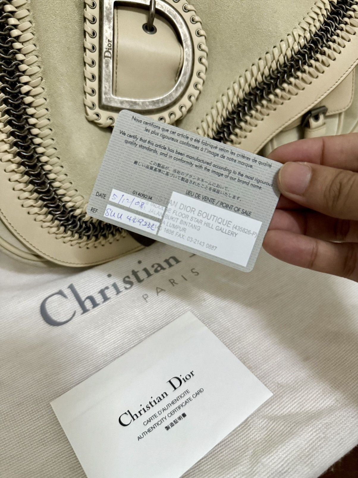 Dior 2005 Christian Dior Gaucho Saddle Bag John Galliano era Size ONE SIZE - 15 Thumbnail