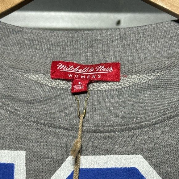 Mitchell & Ness NWT MITCHELL & NESS WOMEN’S MLB FLEECE CREWNECK SWEATER SZ L Size L / US 10 / IT 46 - 4 Thumbnail