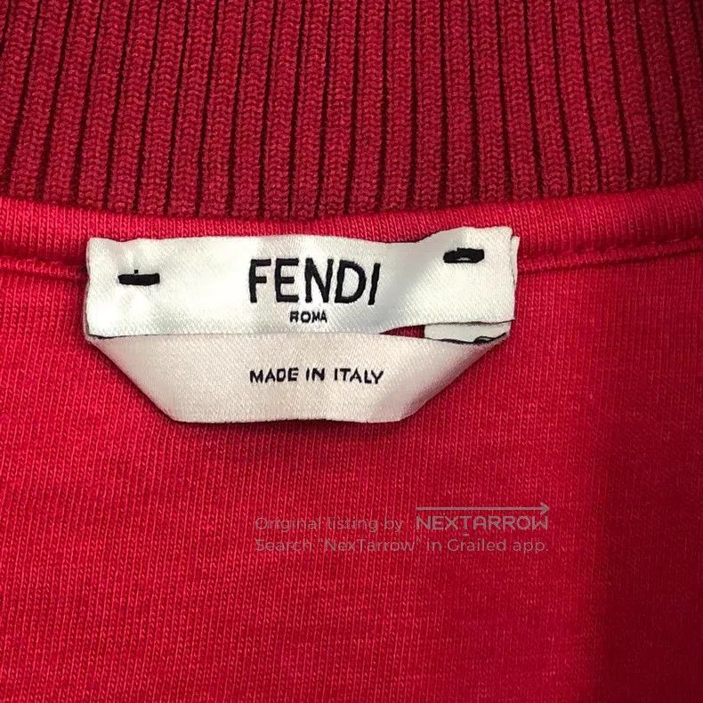 Fendi Fendi Red Side Logo Striped Jacket Size XS / US 0-2 / IT 36-38 - 3 Thumbnail