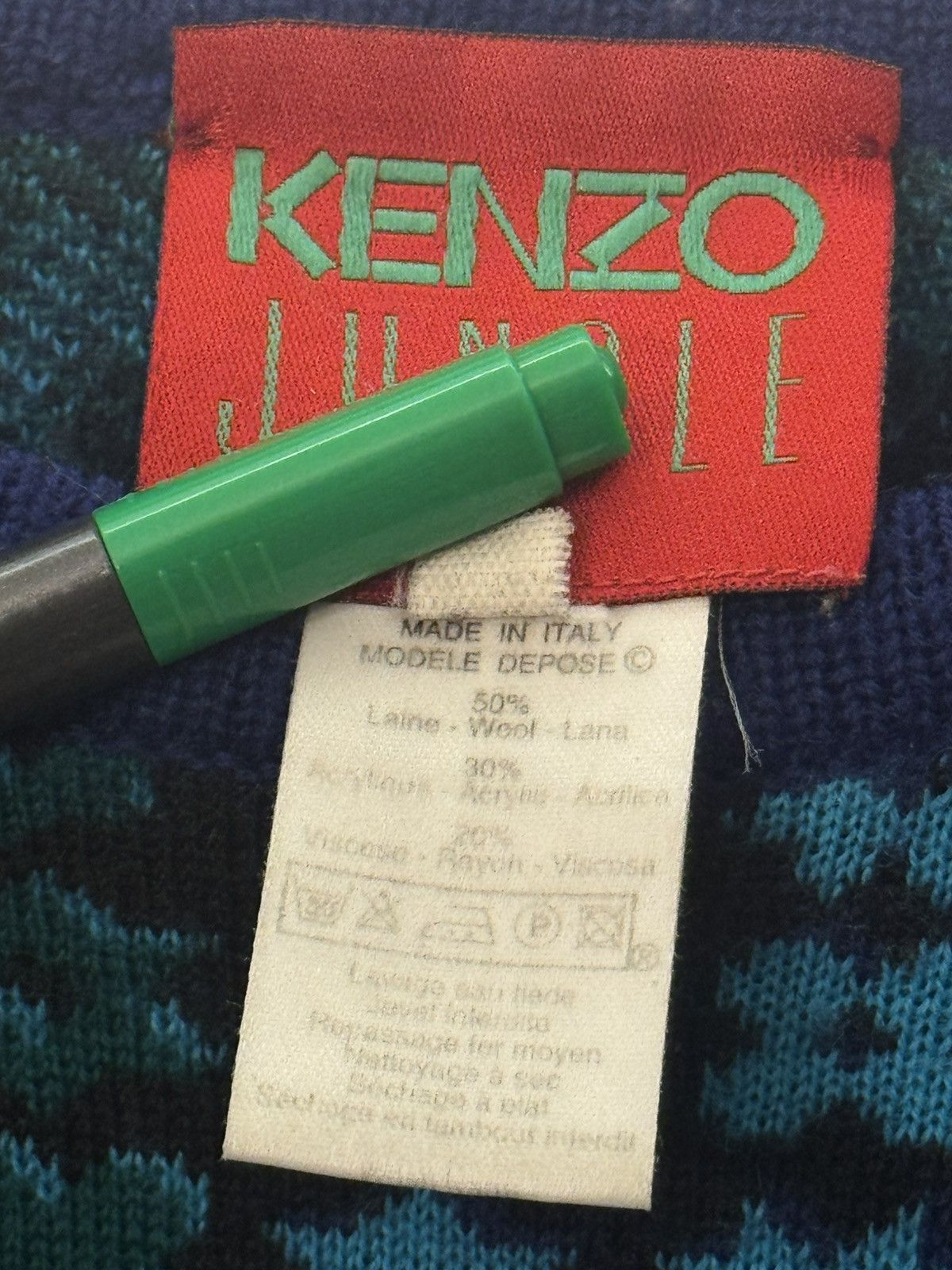 Kenzo Kenzo Jungle 90s Jacquard Knit Sweater Size US M / EU 48-50 / 2 - 4 Thumbnail
