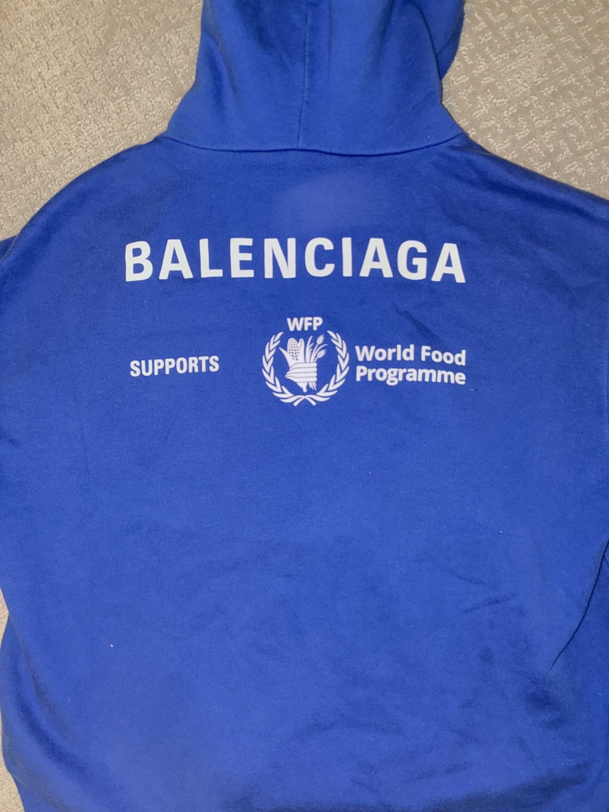 Balenciaga Balenciaga world food programme hoodie Size US XL / EU 56 / 4 - 2 Thumbnail