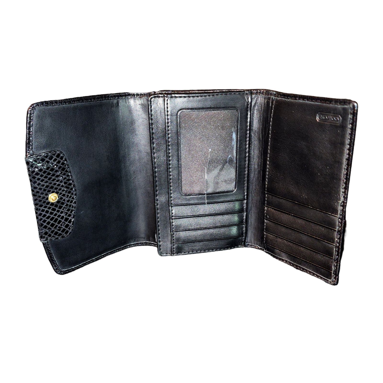 Coach Coach Ashley black leather tri-fold wallet Size ONE SIZE - 3 Thumbnail