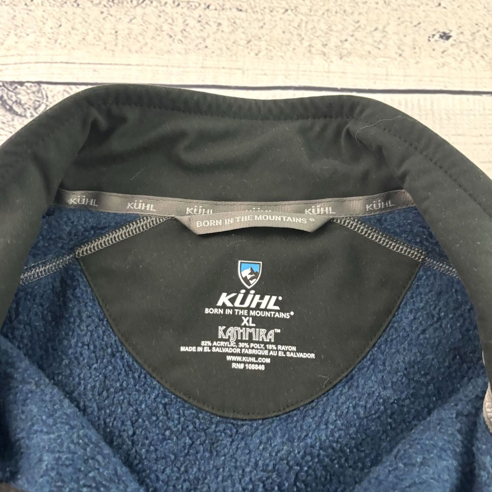 Vintage KUHL Kashmira Pullover Fleece Jacket Men XL Blue Size US XL / EU 56 / 4 - 2 Thumbnail