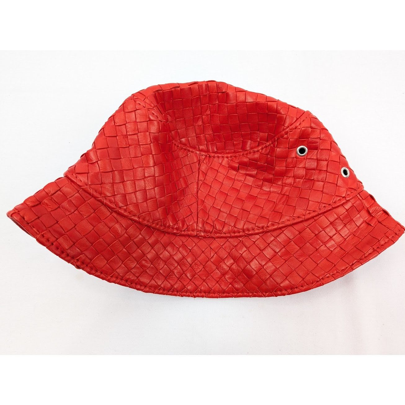 Bottega Veneta o1rshd1 Size: M / Nappa Intreccio Hat / Cap in Poppy Size ONE SIZE - 7 Thumbnail