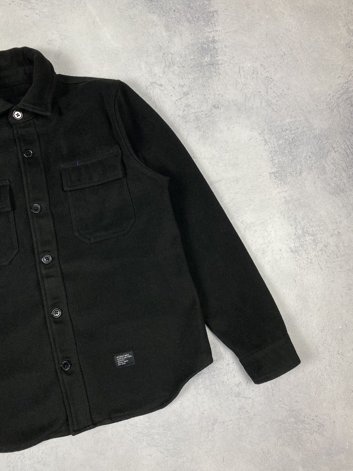 Stussy Vintage 00s Stussy Wool Overshot Button Up Shirt Size US S / EU 44-46 / 1 - 3 Thumbnail
