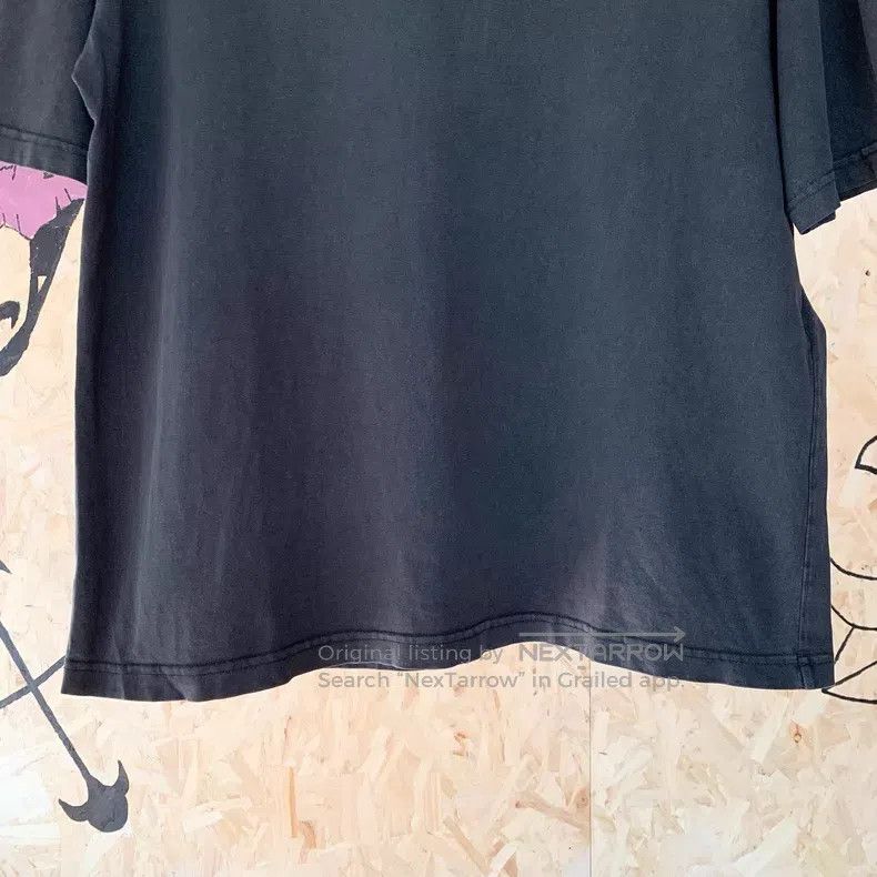 Balenciaga Balenciaga Embroidered Washed Destroyed Black Short Sleeve Size US M / EU 48-50 / 2 - 4 Thumbnail