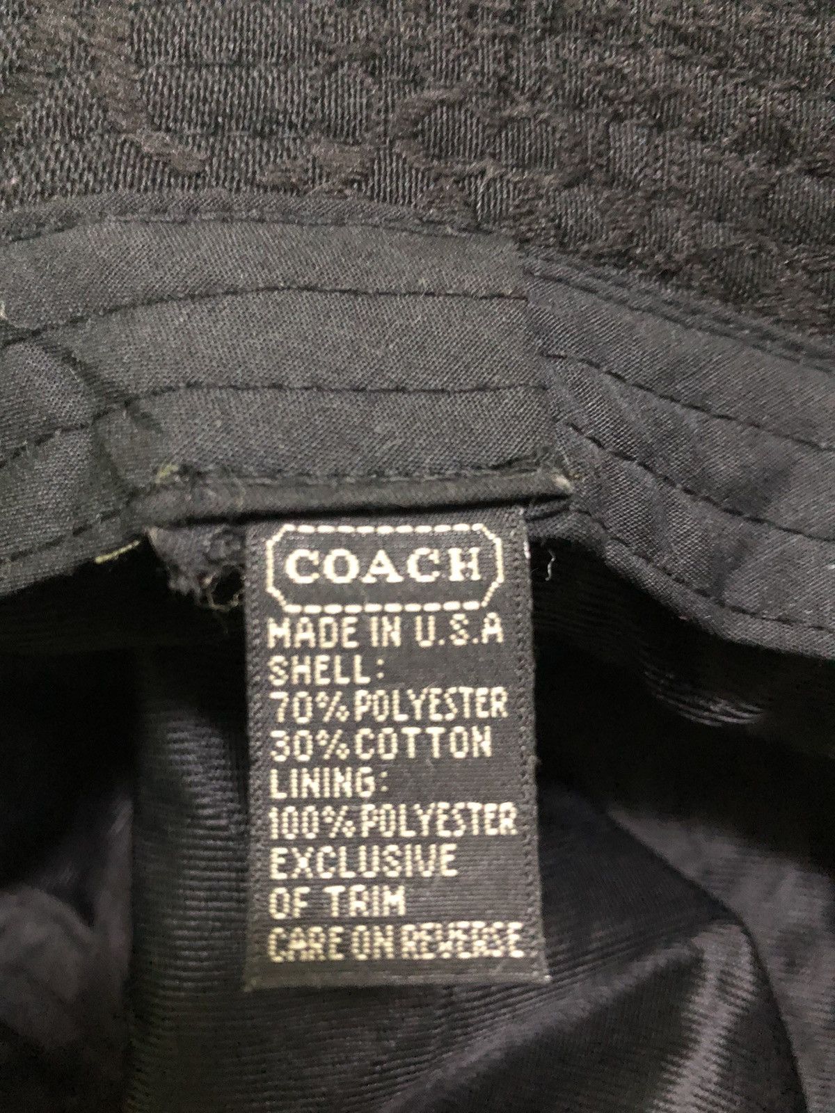 Vintage Coach Bucket Hat