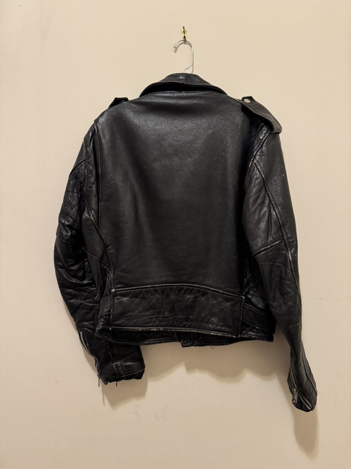 Vintage Leather Biker Jacket Size US M / EU 48-50 / 2 - 6 Thumbnail
