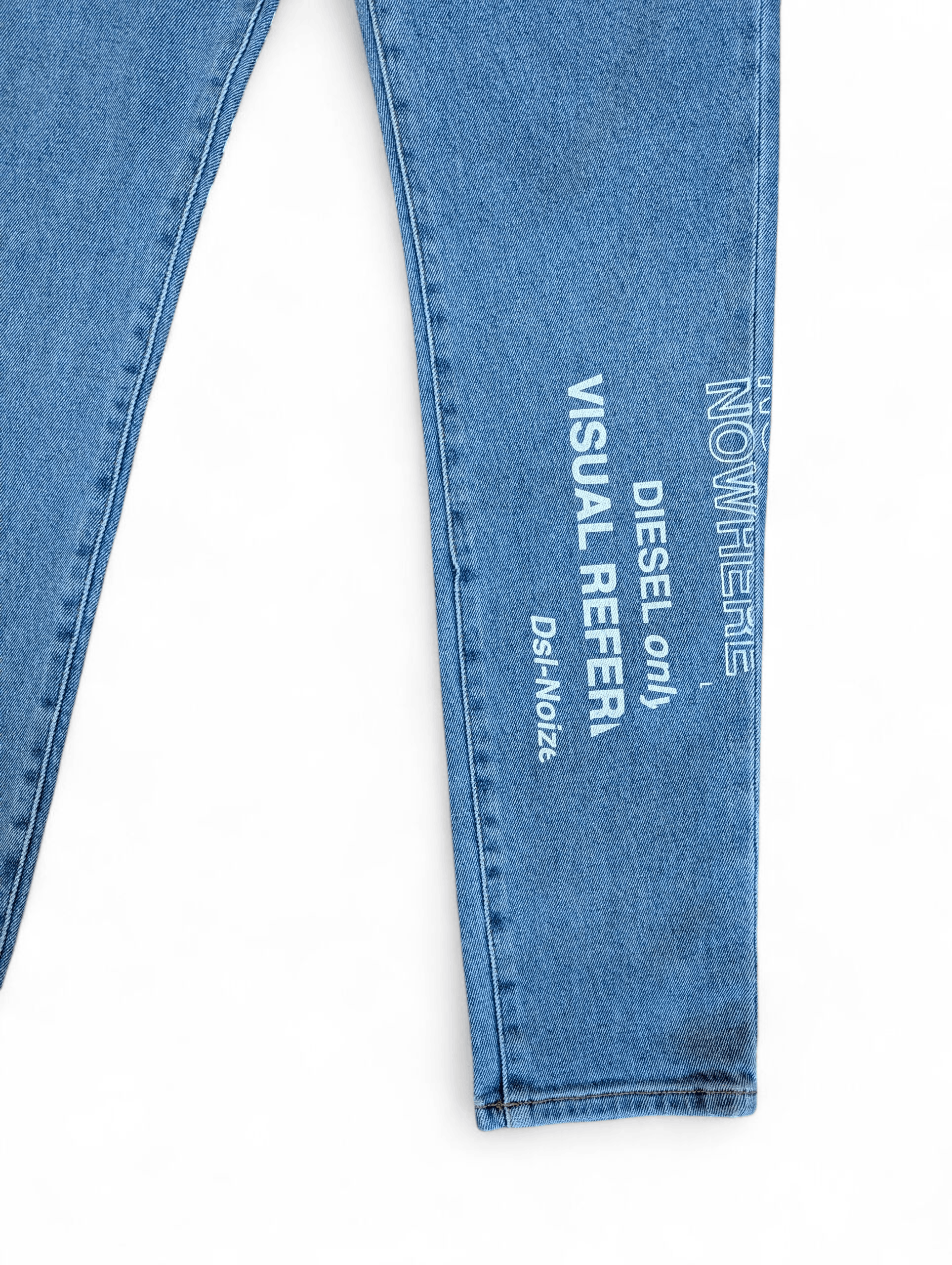 Diesel DIESEL D-STRUKT 009DX Printed Slim Jeans Size US 30 / EU 46 - 8 Thumbnail