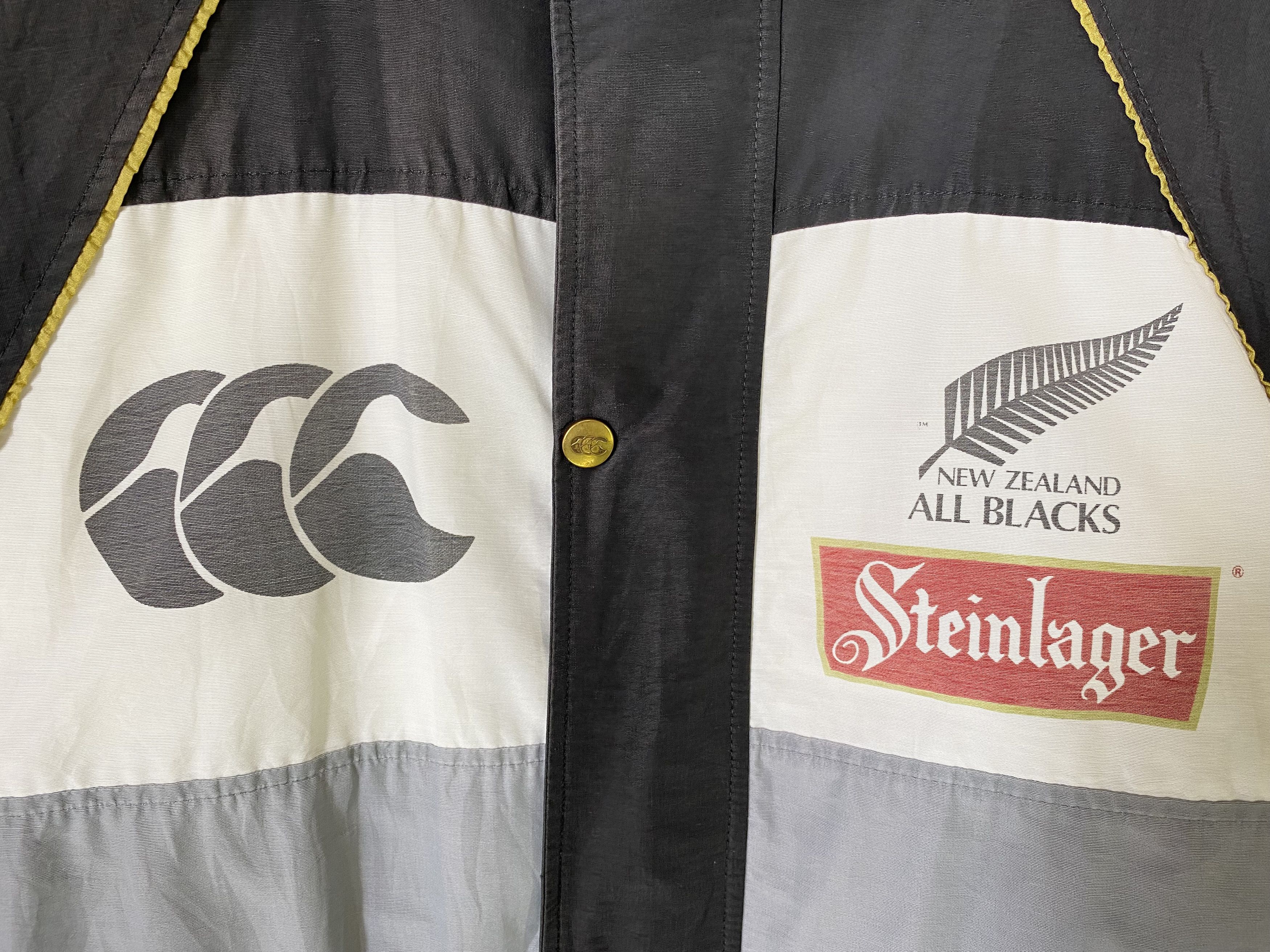 Canterbury of New Zealand × Vintage 90s Canterbury All Blacks steinlager rugby jacket Size US S / EU 44-46 / 1 - 7 Thumbnail