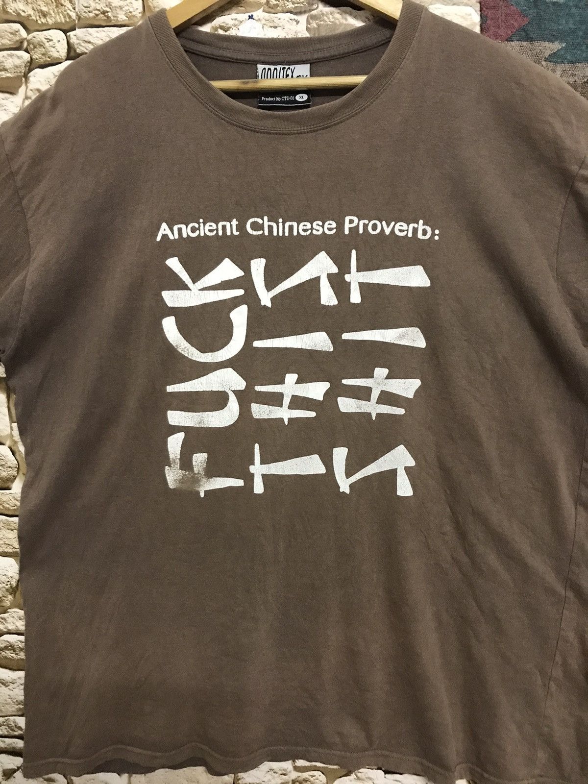 Other × Vintage Vintage Wording Tees Ancient Chinese Proverb:FUCK THIS SHIT Size US XL / EU 56 / 4 - 3 Thumbnail