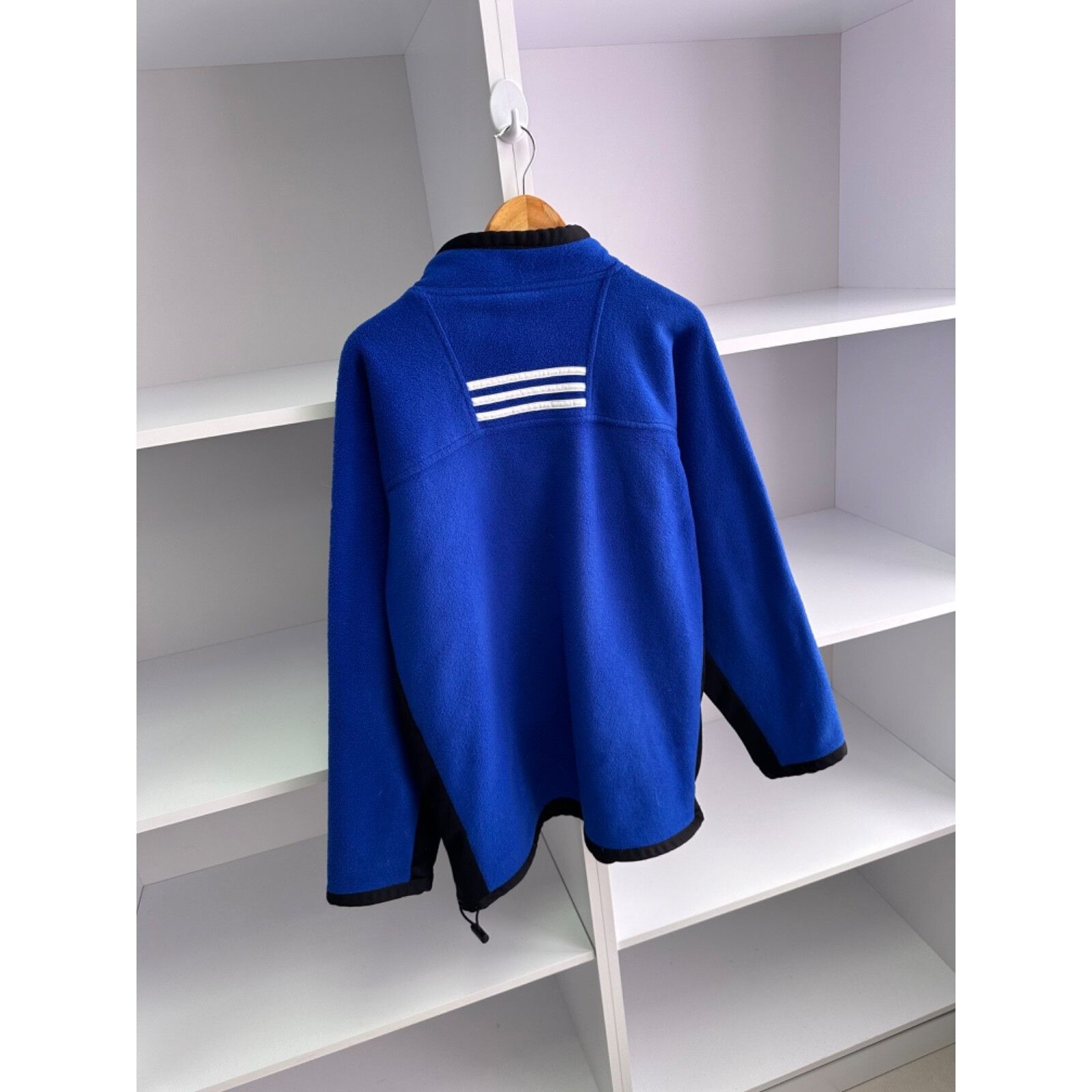 Adidas VTG Adidas Navy 99s Fleece 1/4 Zip Sweatshirt Size US XL / EU 56 / 4 - 9 Thumbnail