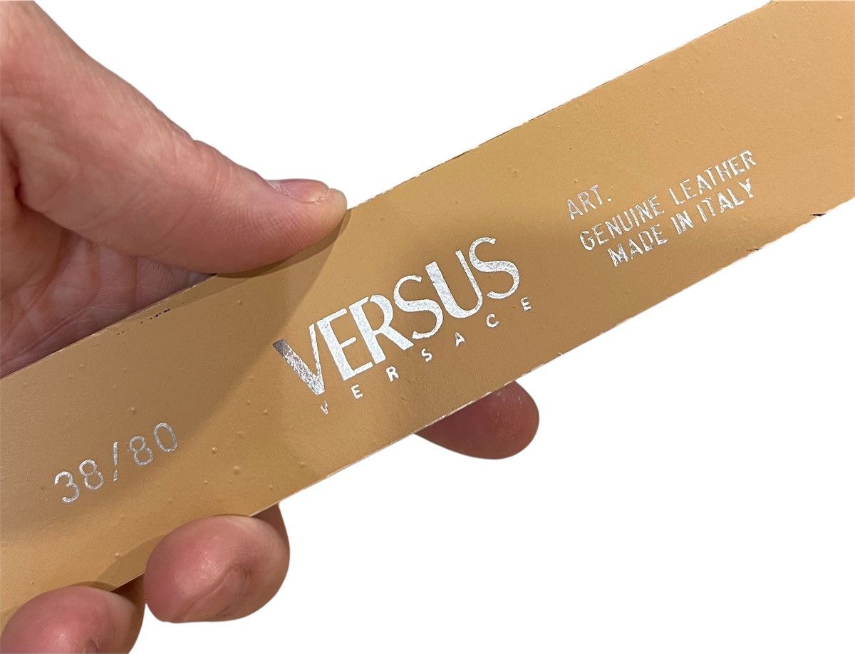 Versace Vintage Versus Versace Leather Belt Size ONE SIZE - 3 Thumbnail
