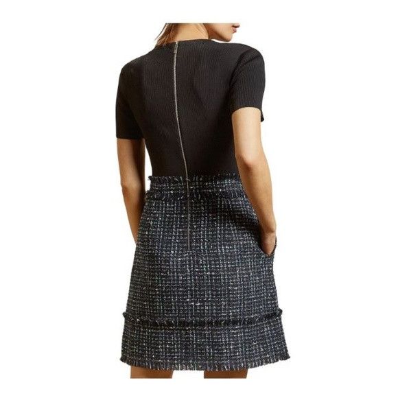 Ted Baker Ted Baker Fearnic Layered-Look Dress Size L / US 10 / IT 46 - 2 Thumbnail