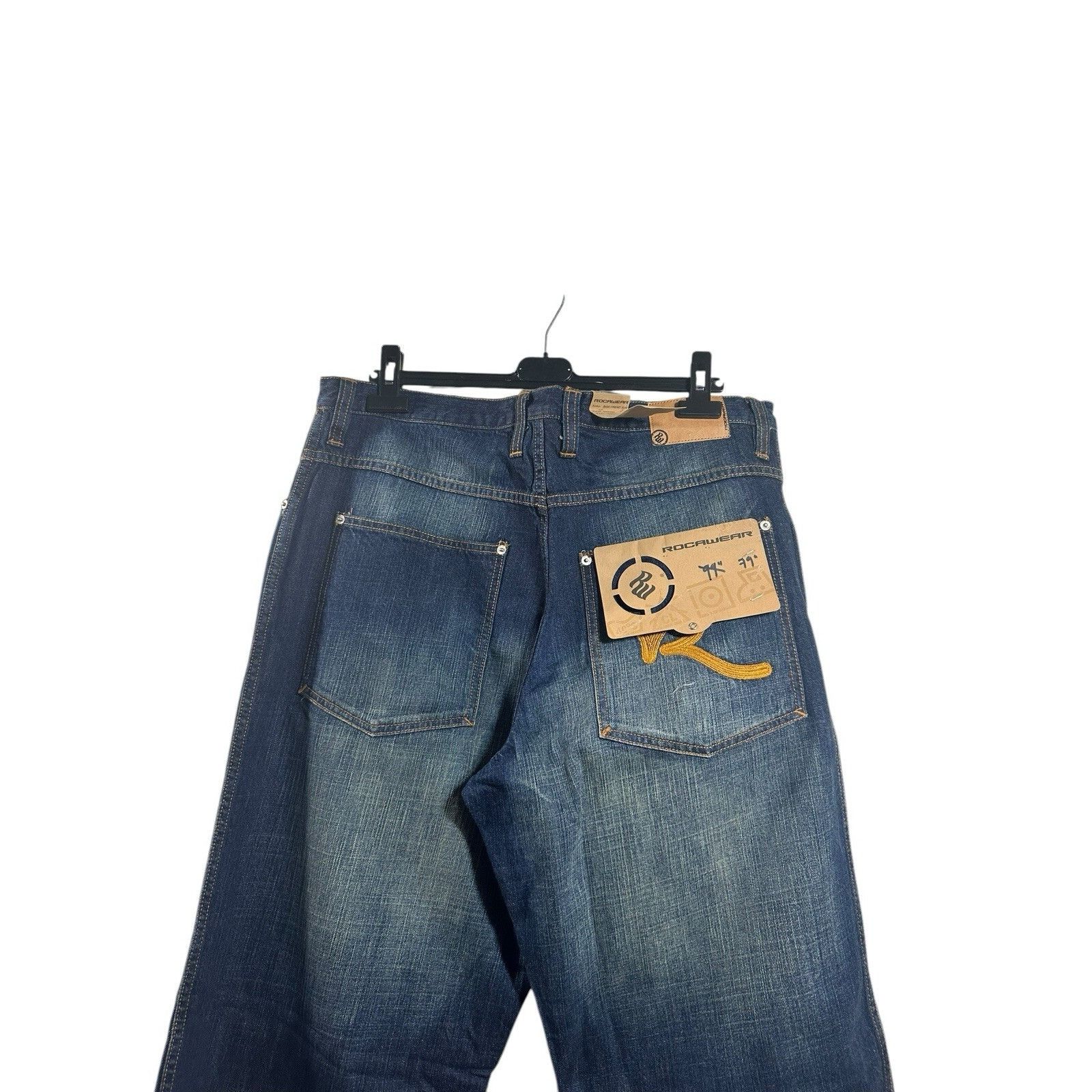 Rocawear Vintage Y2K Rocawear Jeans Mens Denim Baggy Hip Hop Indigo W Size US 36 / EU 52 - 4 Thumbnail