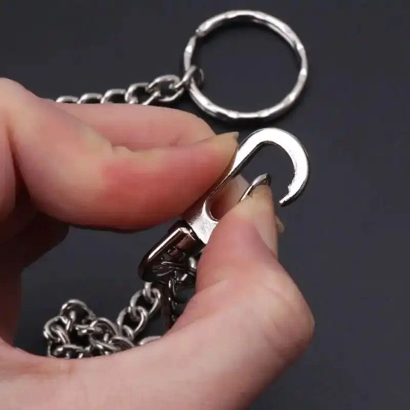 Vintage Travel Wallet Chain Heavy Duty Jeans Link Coil Leash Size ONE SIZE - 5 Thumbnail