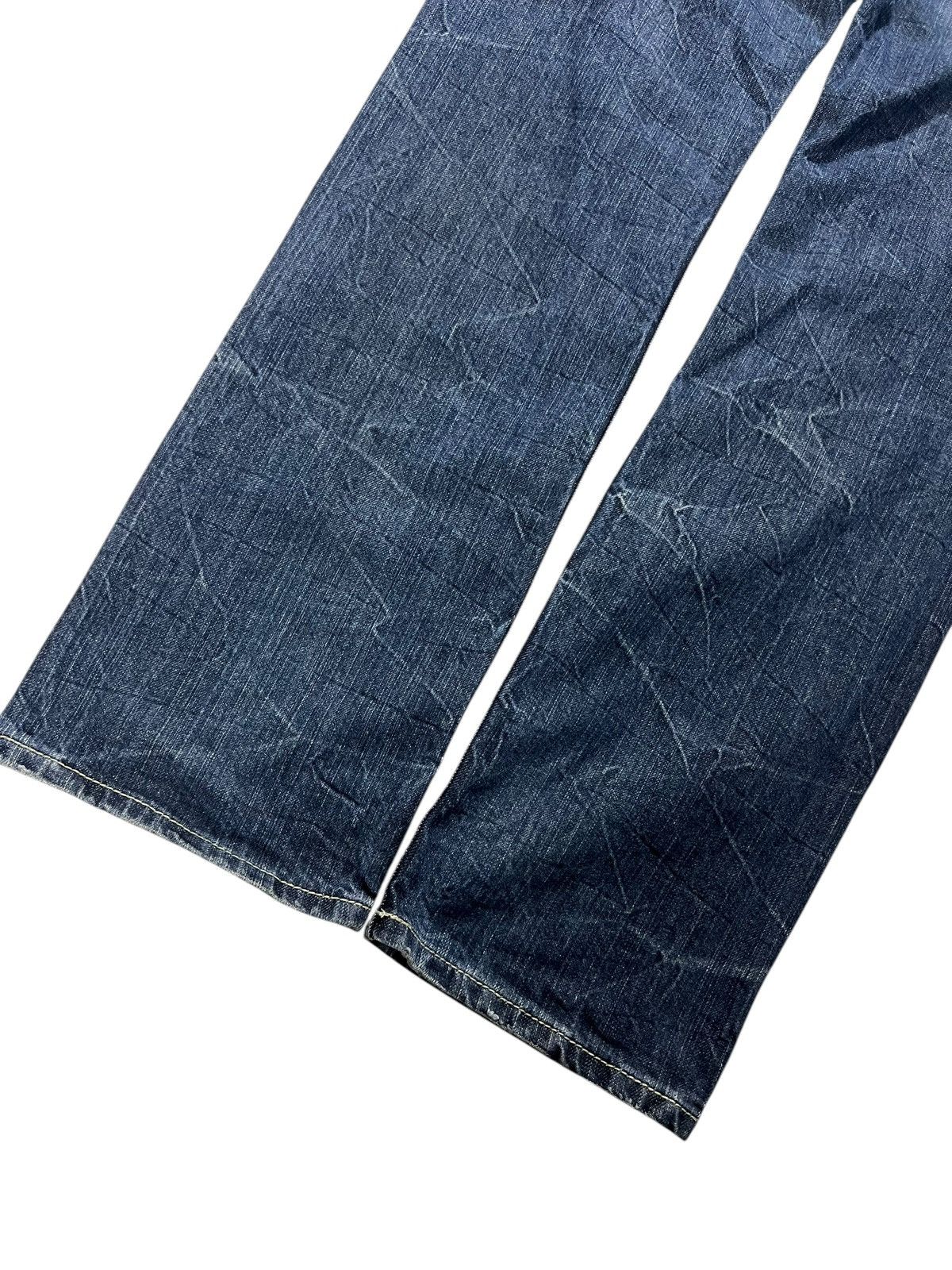 If Six Was Nine × Japanese Brand × Le Grande Bleu (L.G.B.) 💥FLARE💥AVAL WASHED HONEYCOM PUNK JEANS Size US 32 / EU 48 - 8 Thumbnail