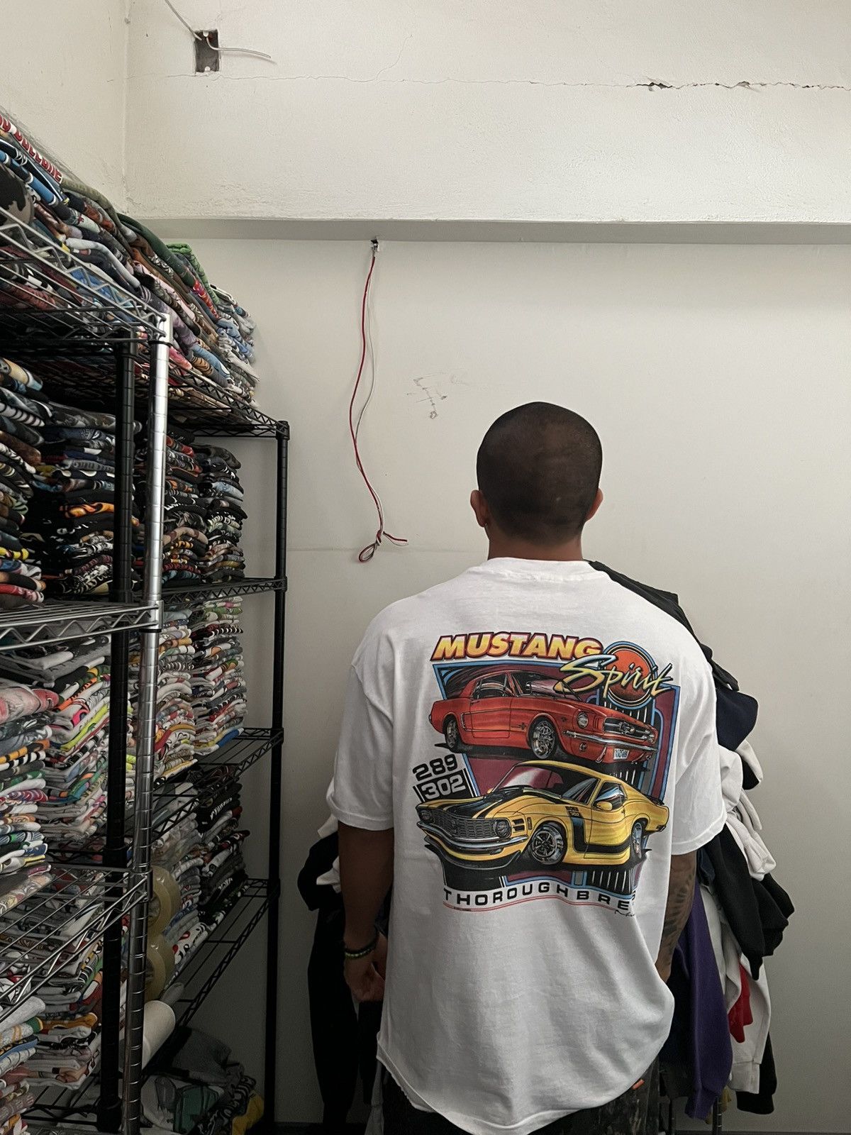 Hanes 1992 Herbies Mustang Spirit 289 302 Thorouhbreds Cars Tee Size US XXL / EU 58 / 5 - 3 Thumbnail