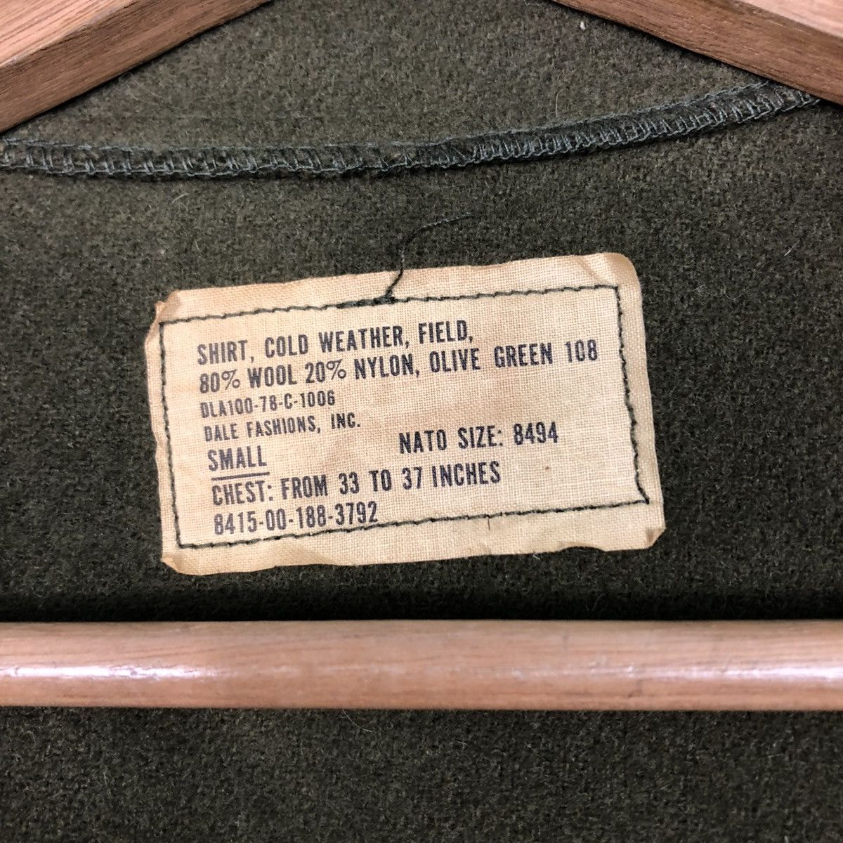 Vintage 🔥VINTAGE WOOL BUTTON CHORE JACKET MILITARY USN Size US S / EU 44-46 / 1 - 20 Thumbnail