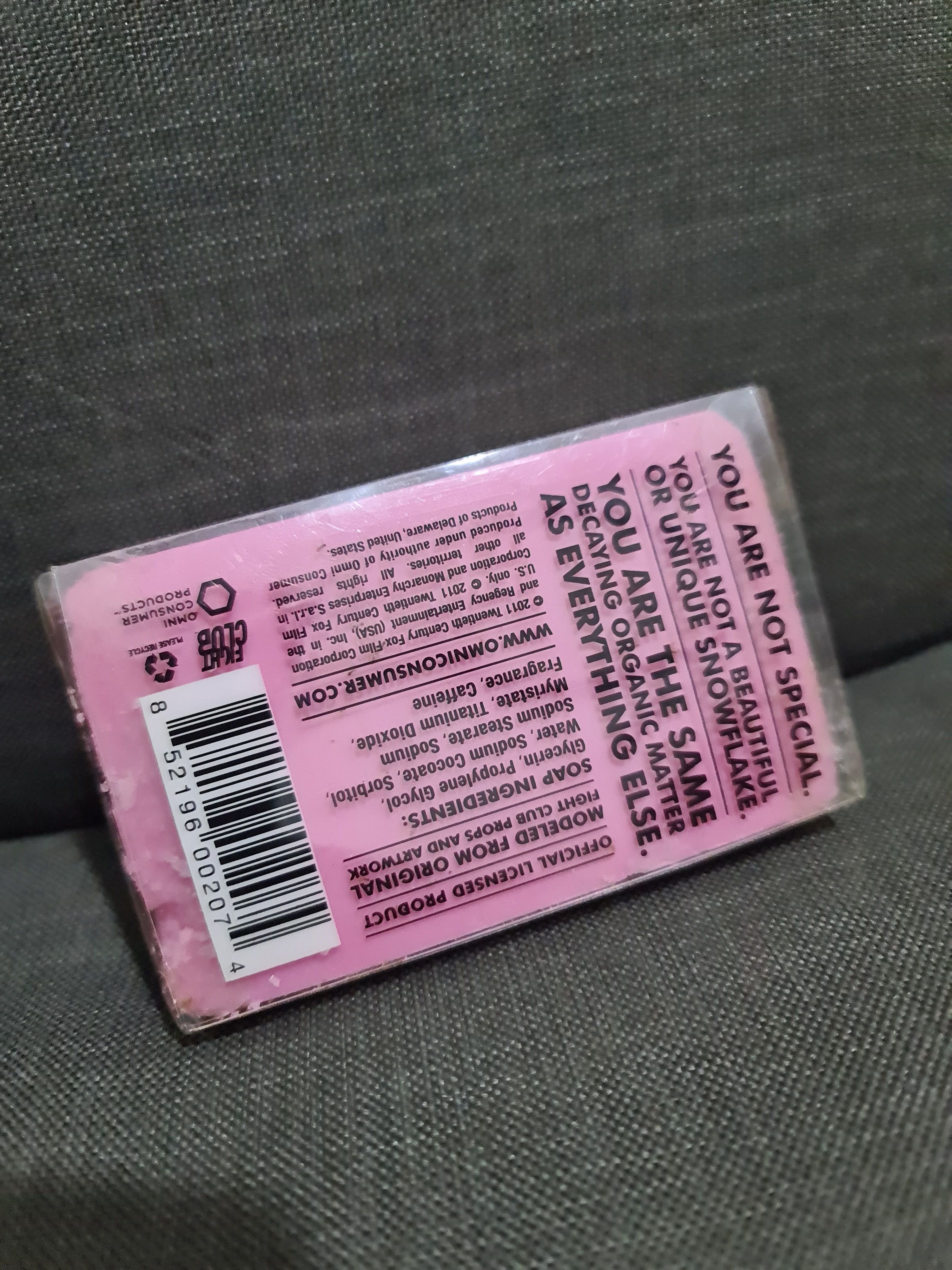 Other Fight Club soap - Officially Licensed Product by Fox Size ONE SIZE - 5 Thumbnail