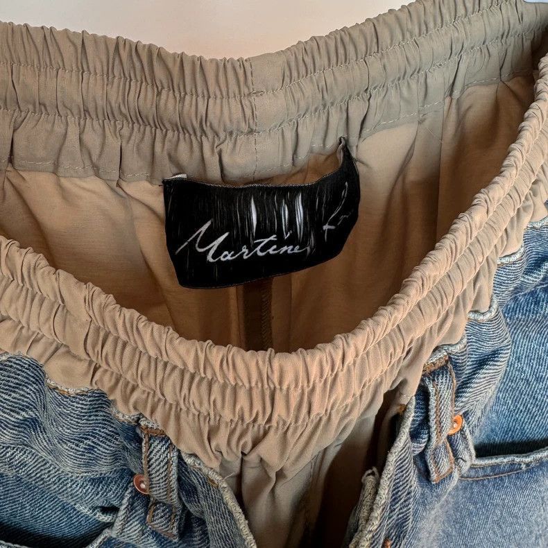 Martine Rose martine rose ss19 denim panel jogger pants Size US 26 / EU 42 - 2 Thumbnail