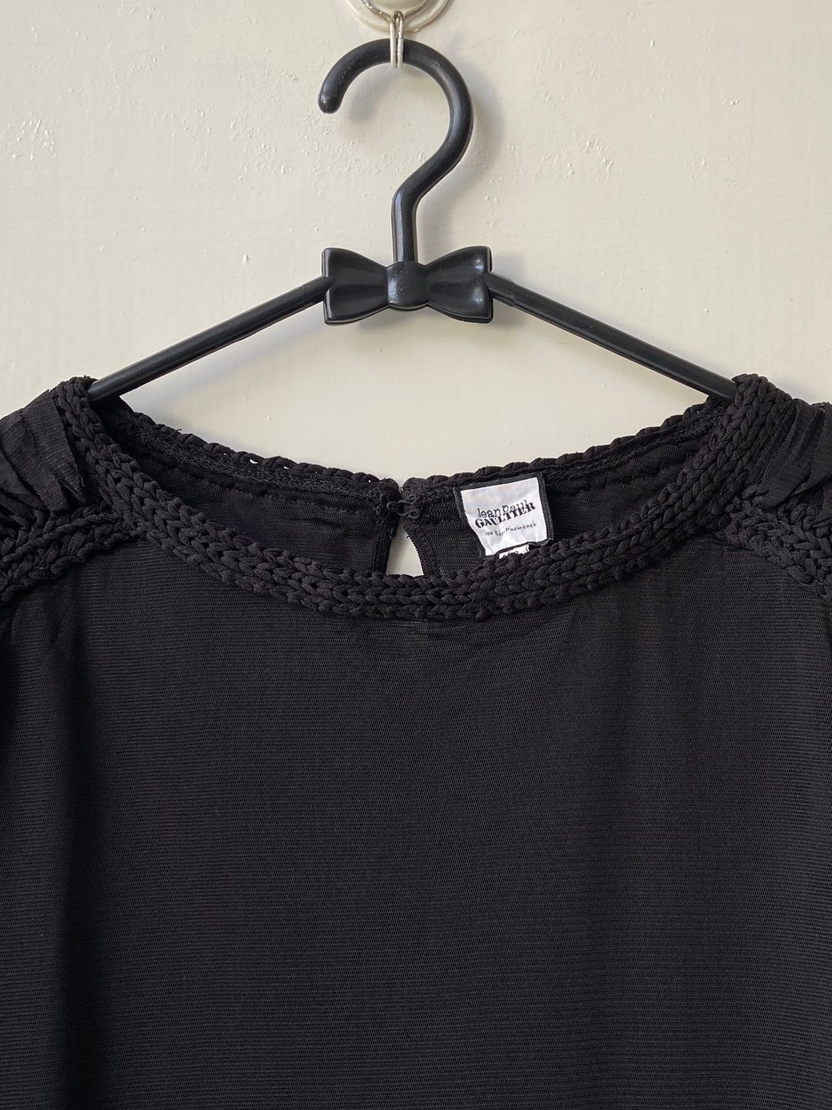 Jean Paul Gaultier JEAN PAUL GAULTIER Black T-shirt Size S / US 4 / IT 40 - 4 Thumbnail