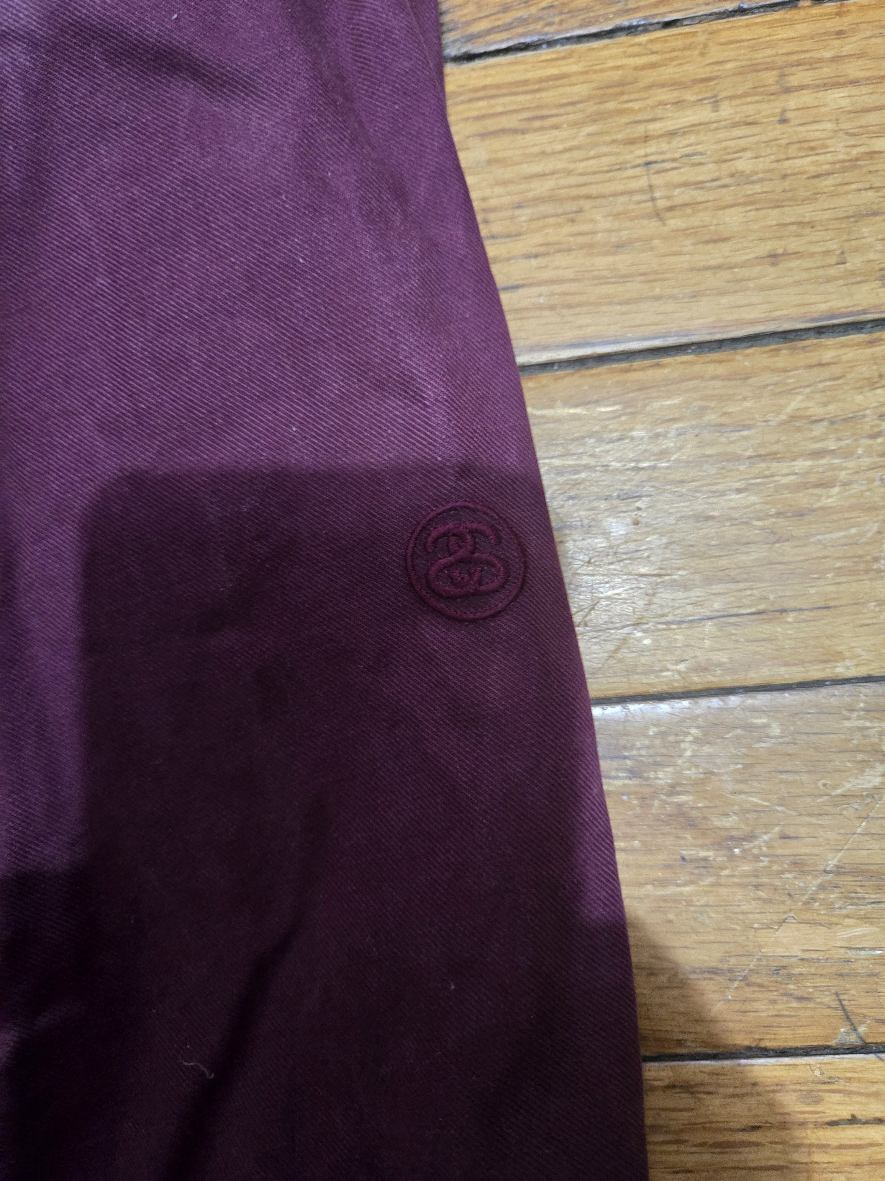 Stussy Stussy Deluxe 34 Burgundy Chino Made in Japan Size US 34 / EU 50 - 7 Thumbnail