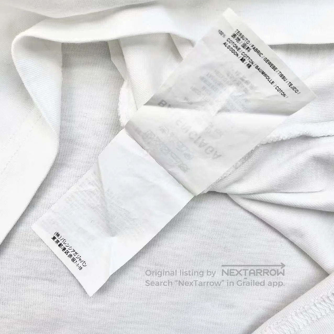 Balenciaga Balenciaga Letter logo crew neck short sleeves| Size M / US 6-8 / IT 42-44 - 5 Thumbnail