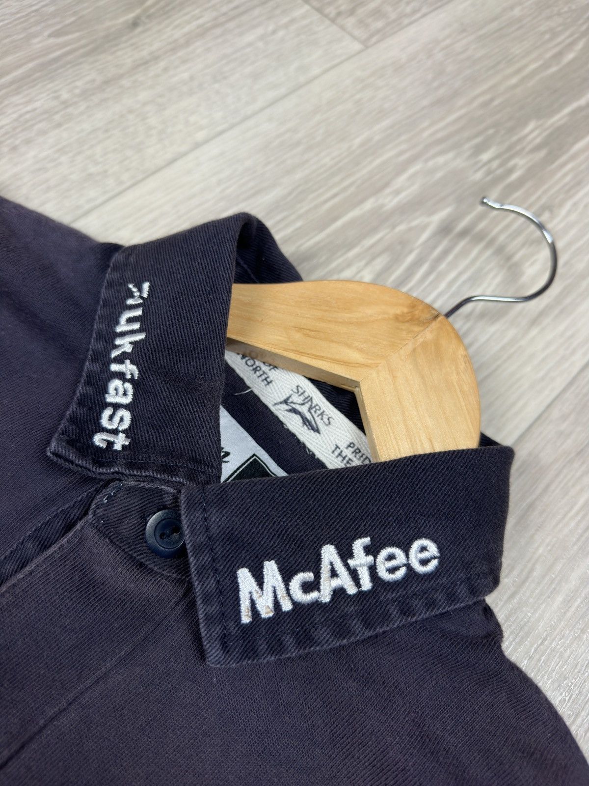 Cotton Traders Vintage Cotton Traders Sale Sharks Rugby Polo Jersey McAfee Size US S / EU 44-46 / 1 - 6 Thumbnail