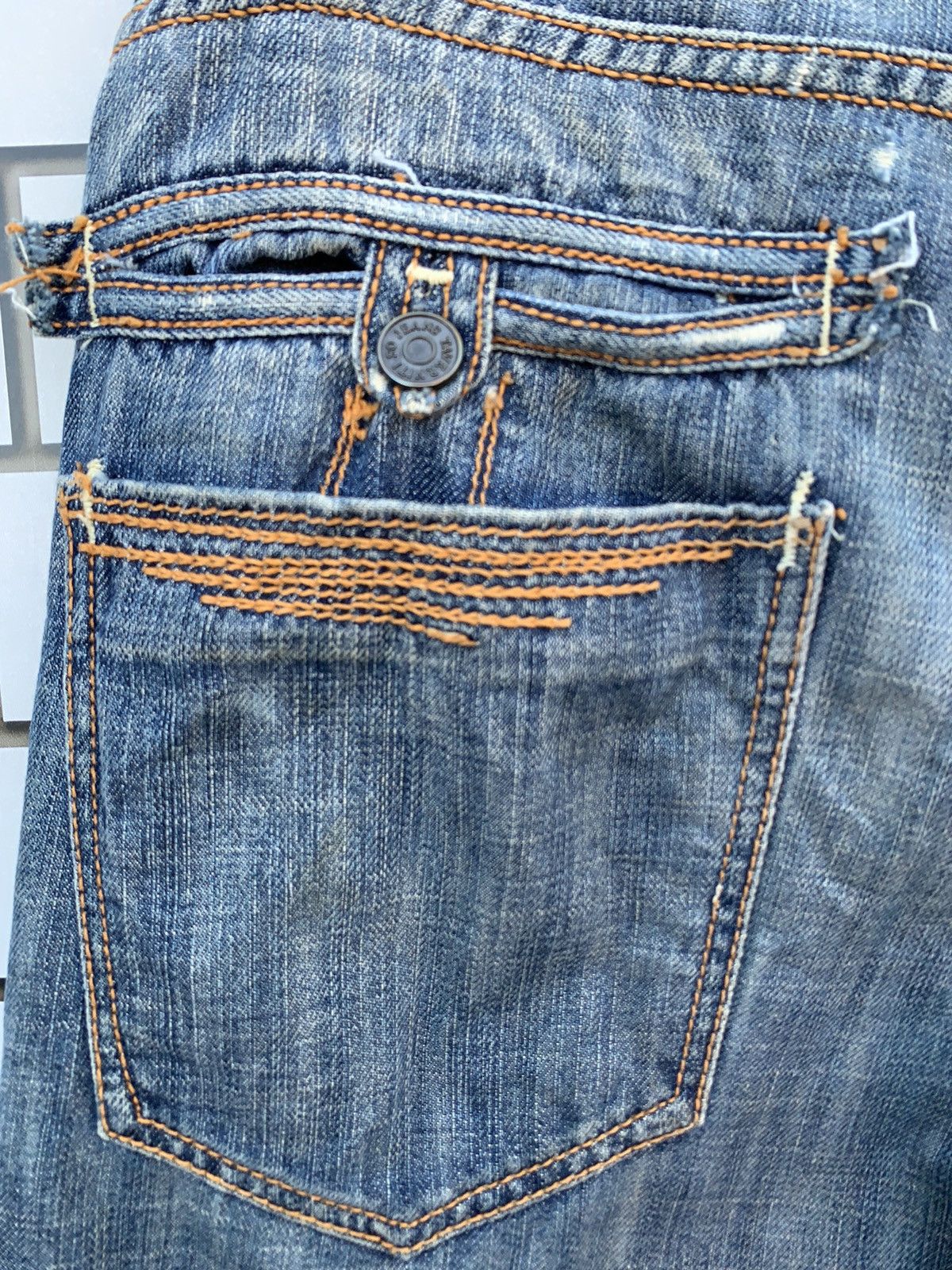 If Six Was Nine × Taverniti Japanese Brand Taverniti by Jimmy Taverniti Distressed Denim Size US 32 / EU 48 - 17 Thumbnail