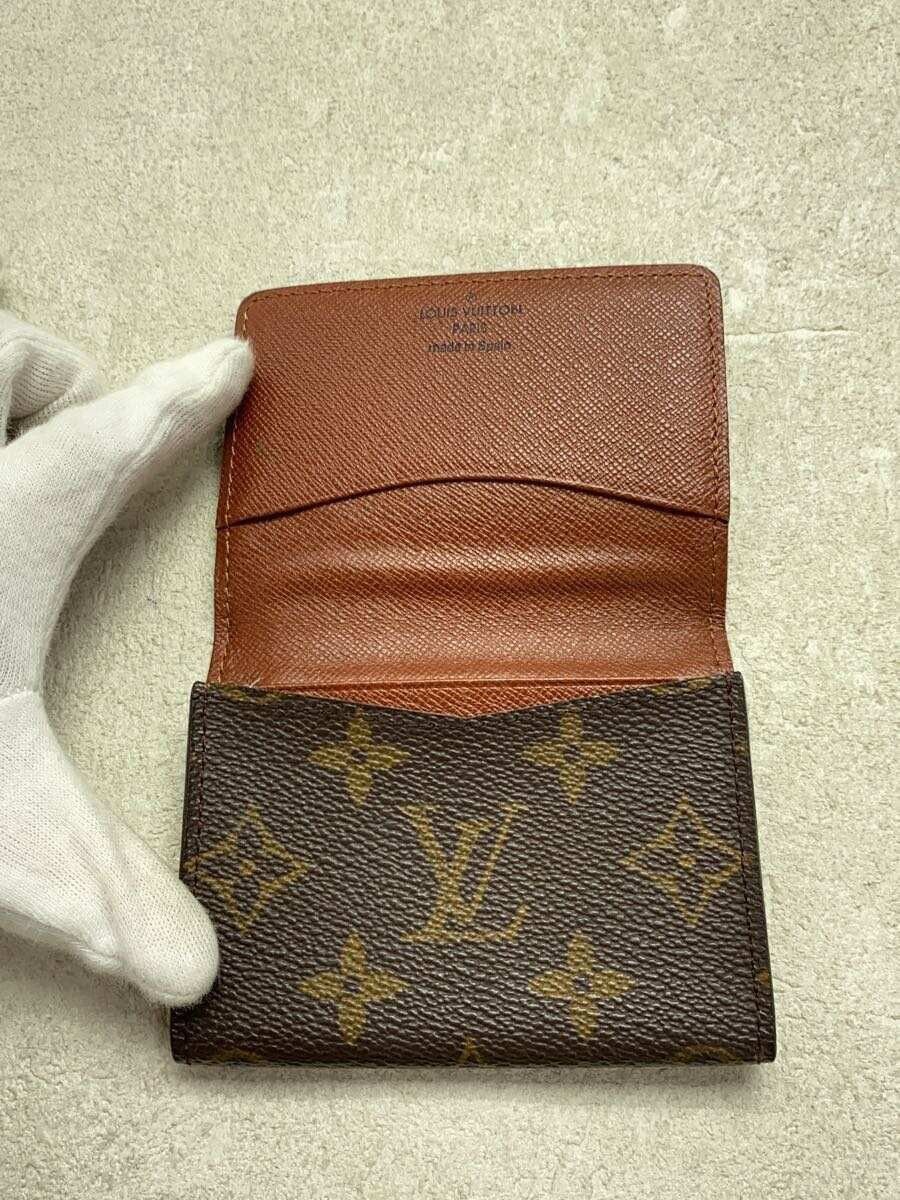 Louis Vuitton Monogram Canvas Envelope Carte de Visite Brown