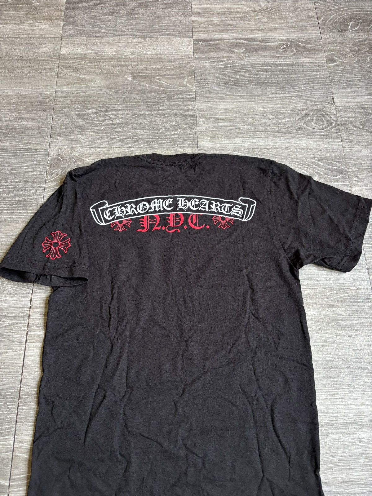 Chrome Hearts Chrome Hearts NYC Exclusive Scroll Tee Size US S / EU 44-46 / 1 - 3 Thumbnail