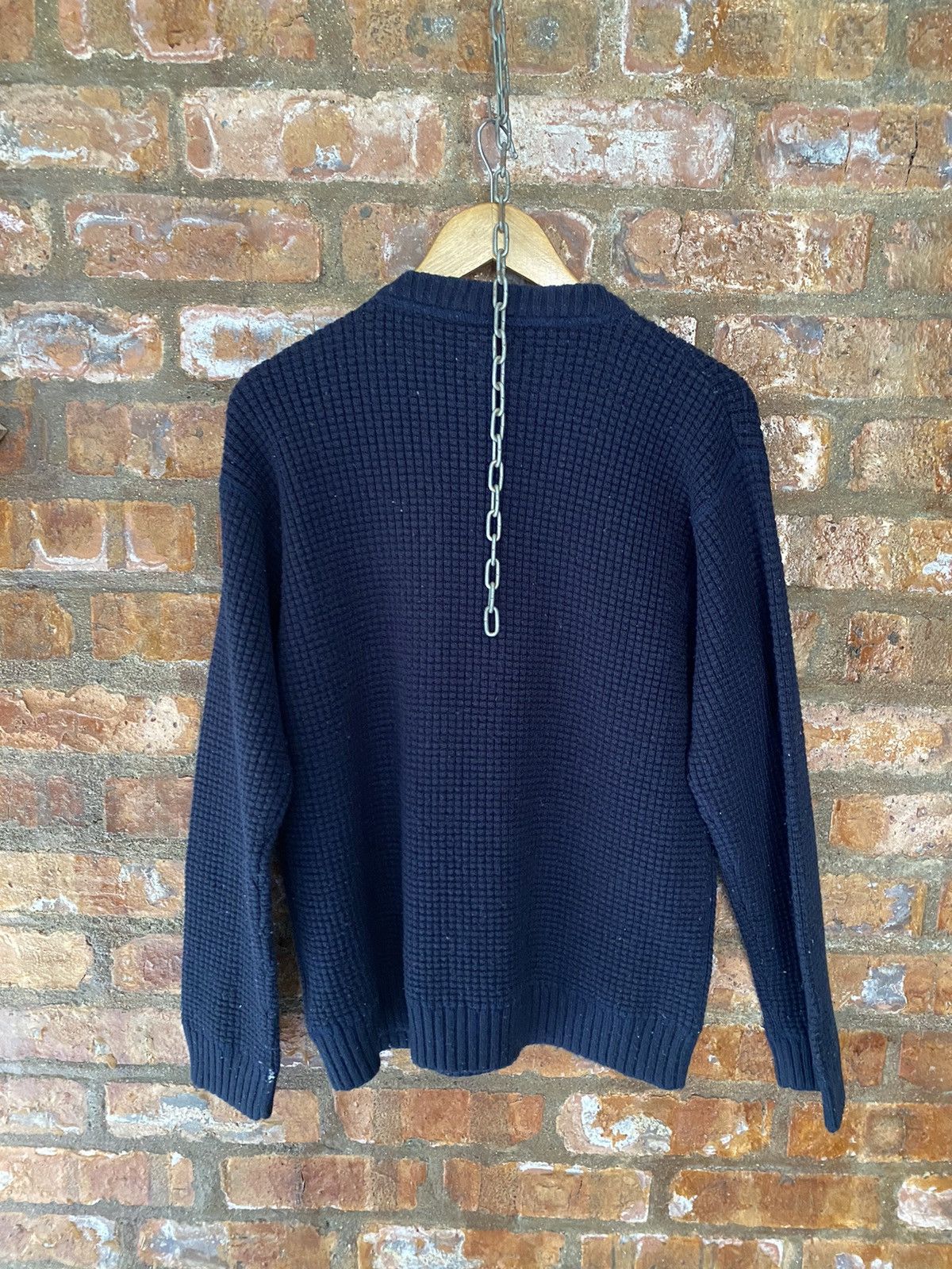 Stussy × Vintage 1990s Stussy Wafer Thermal Knit Size US M / EU 48-50 / 2 - 8 Thumbnail