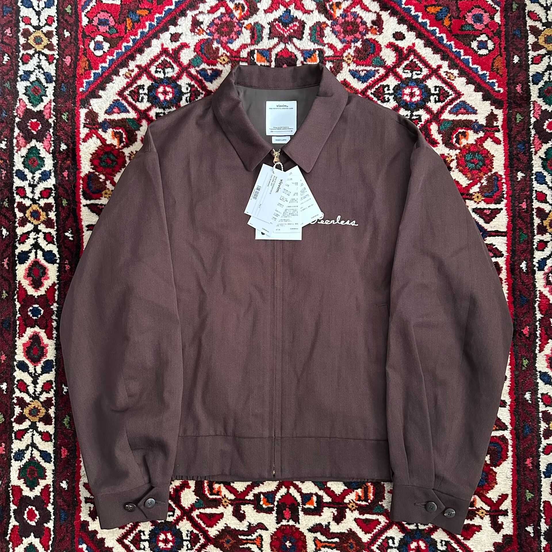 visvim wool blend jacket with tags