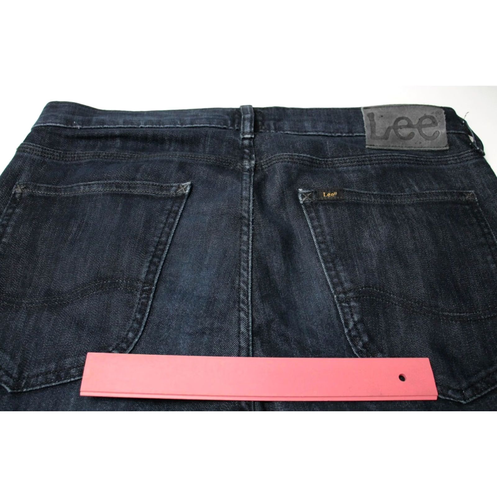 Lee LEE Luke Jeans Men's W31/L32 Stretch Dark Blue Denim Zip Fly Slim Fit Jeans Size US 31 - 8 Thumbnail