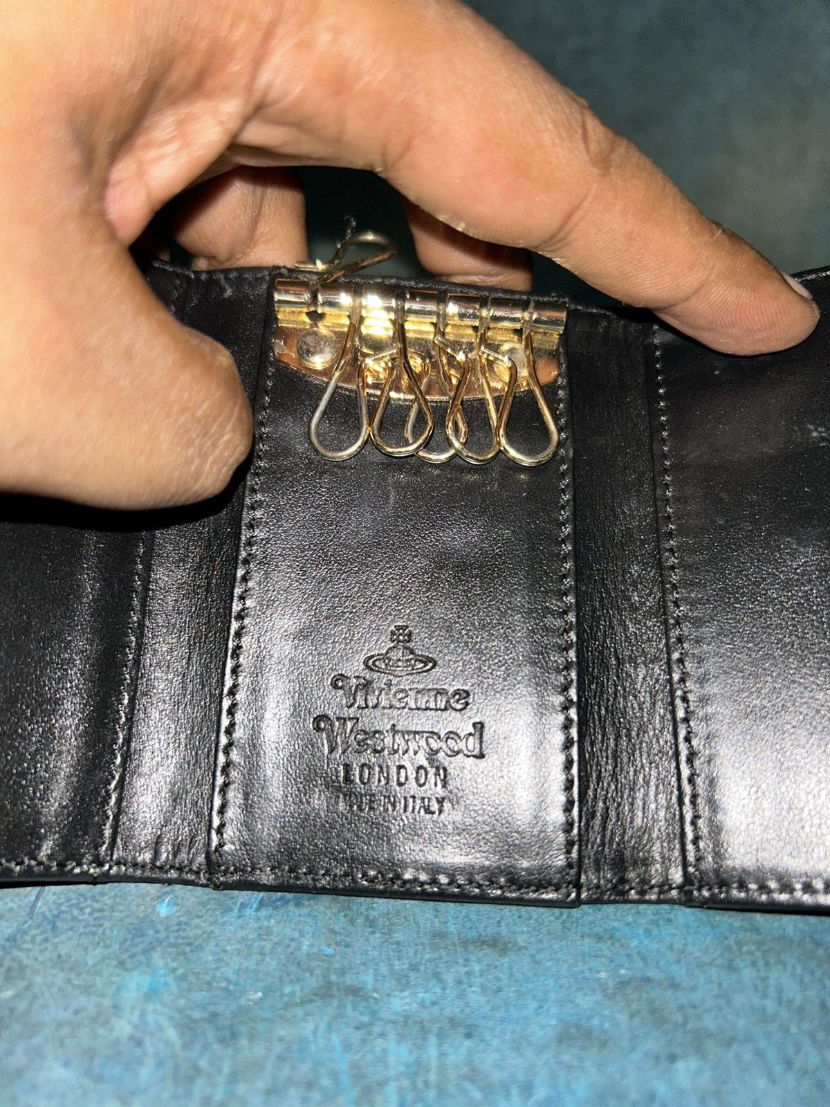 Vivienne Westwood London Leather Key Case Size ONE SIZE - 7 Thumbnail