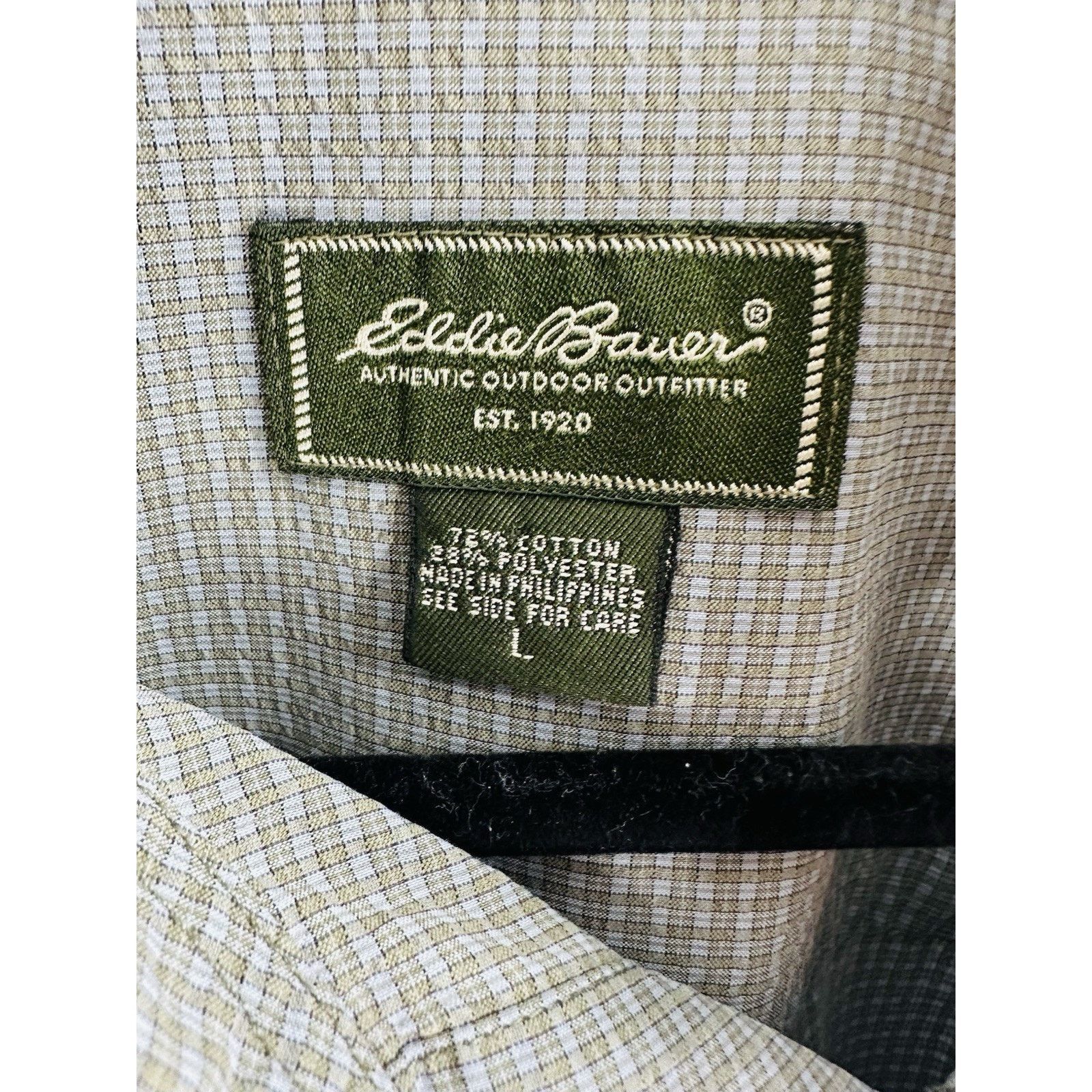 Eddie Bauer Eddie Bauer Polo Shirt Short Sleeve Men's L Green Outdoor Size US L / EU 52-54 / 3 - 3 Thumbnail