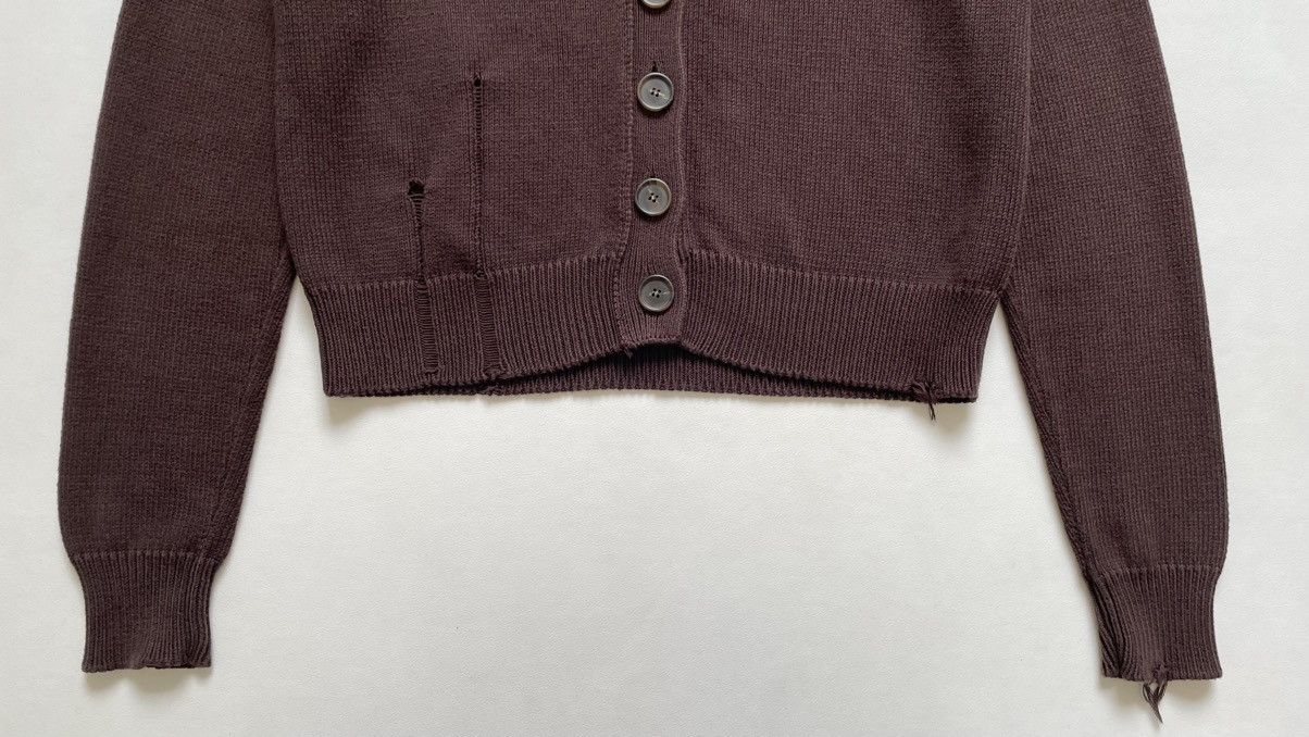 Maison Margiela S/S 22 Destroyed Knit Cotton Cardigan Size S / US 4 / IT 40 - 11 Thumbnail