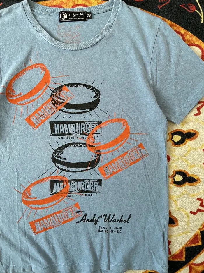 Andy Warhol × Hysteric Glamour × Japanese Brand ANDY WARHOL X HYSTERIC GLAMOUR HAMBURGER RETRO FONT Size US S / EU 44-46 / 1 - 3 Thumbnail