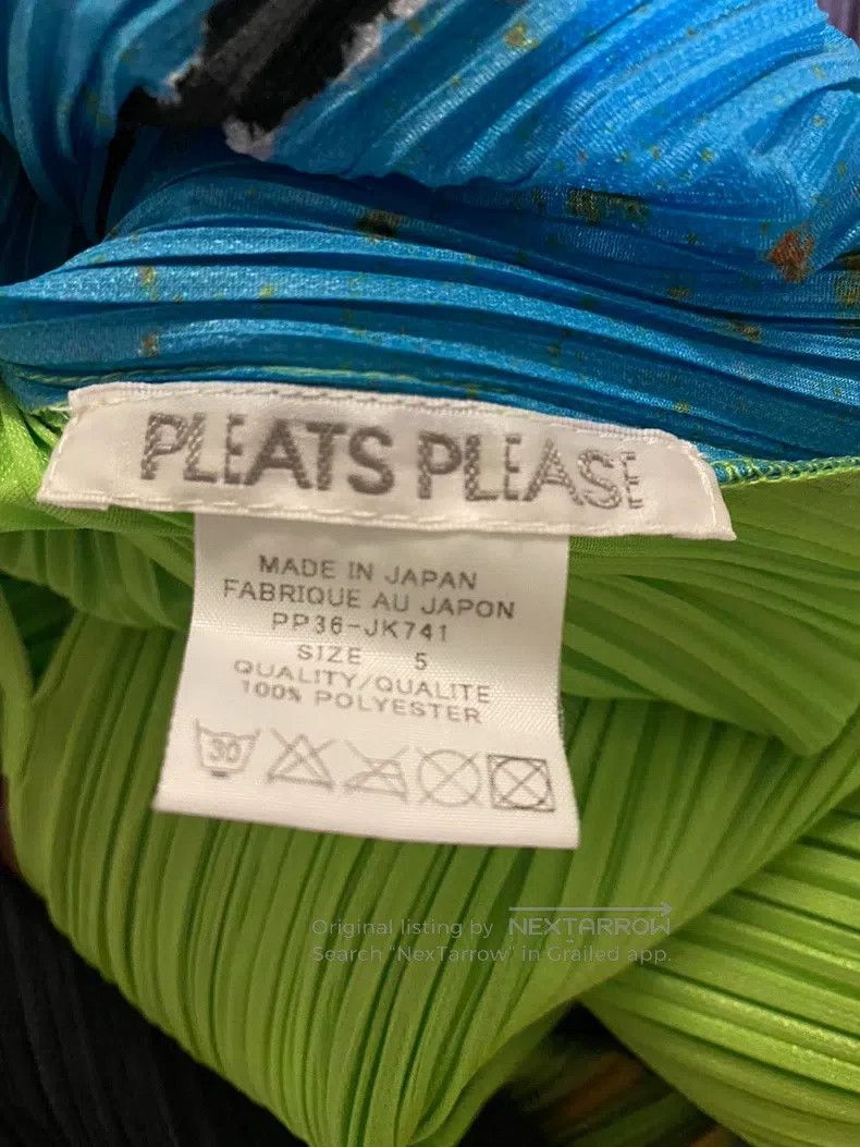 Issey Miyake Issey Miyake Fluorescent Green Bulb Top Size XXL / US 16-18 / IT 52-54 - 2 Thumbnail