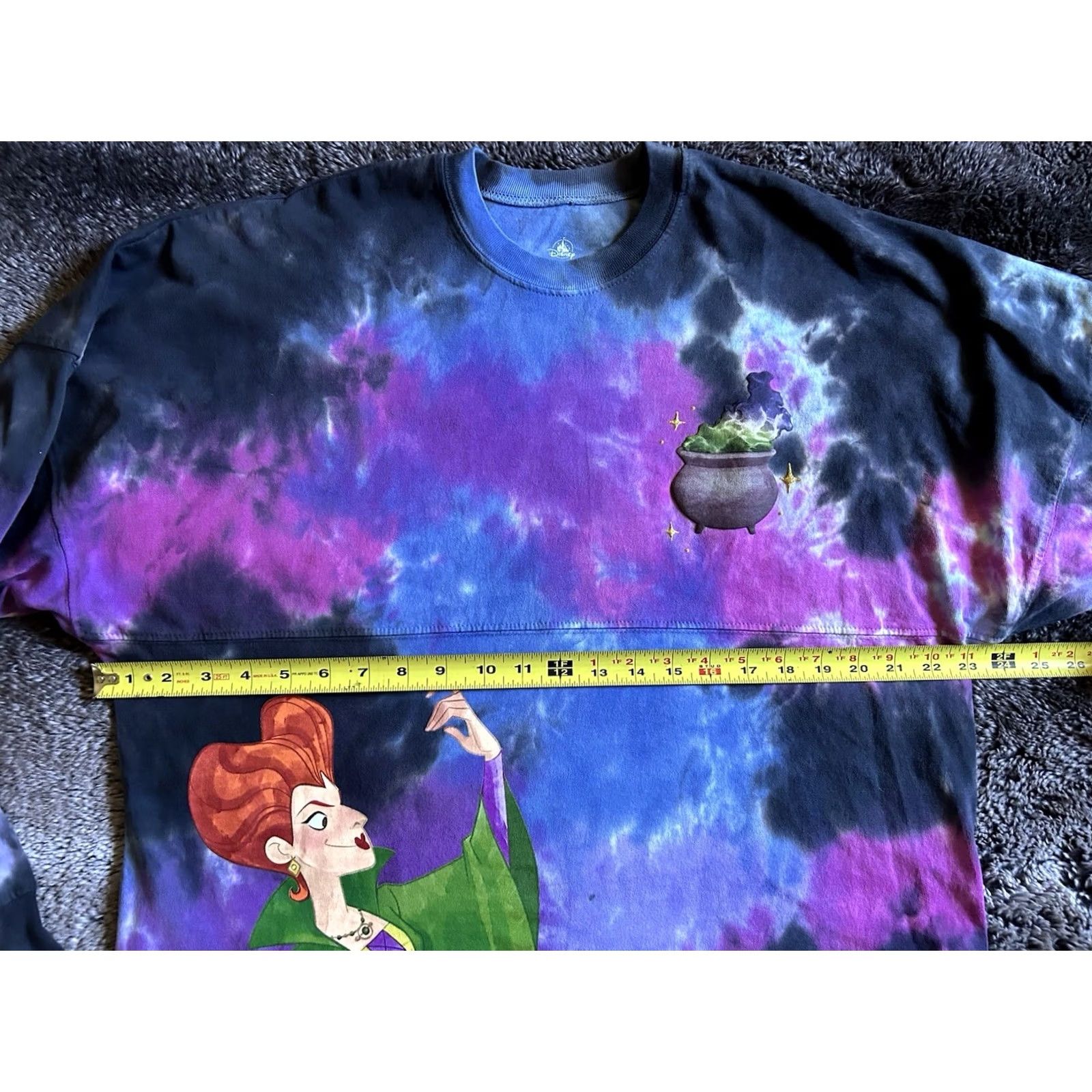 Disney Disney Spirit Jersey Hocus Pocus Tonight We Fly Sweatshirt Adults M Tie Dye Multicolor Pullover Long Sleeve Graphic Print Mens Womens Size M / US 6-8 / IT 42-44 - 8 Thumbnail