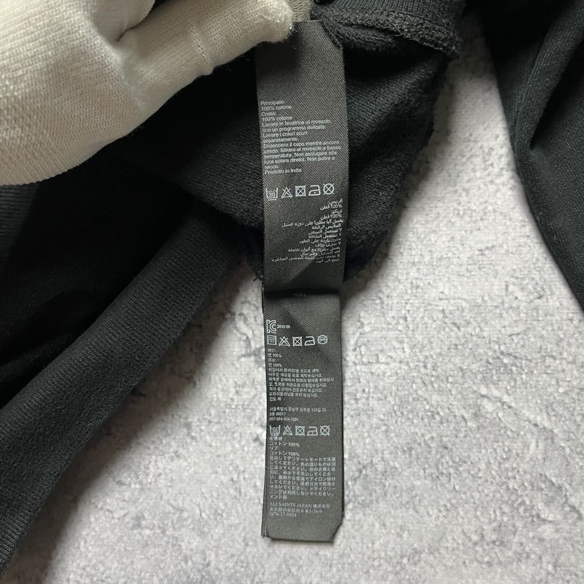 Allsaints Vintage Allsaints Basic Black Sweatshirt Streetwear Y2K Size US S / EU 44-46 / 1 - 8 Thumbnail