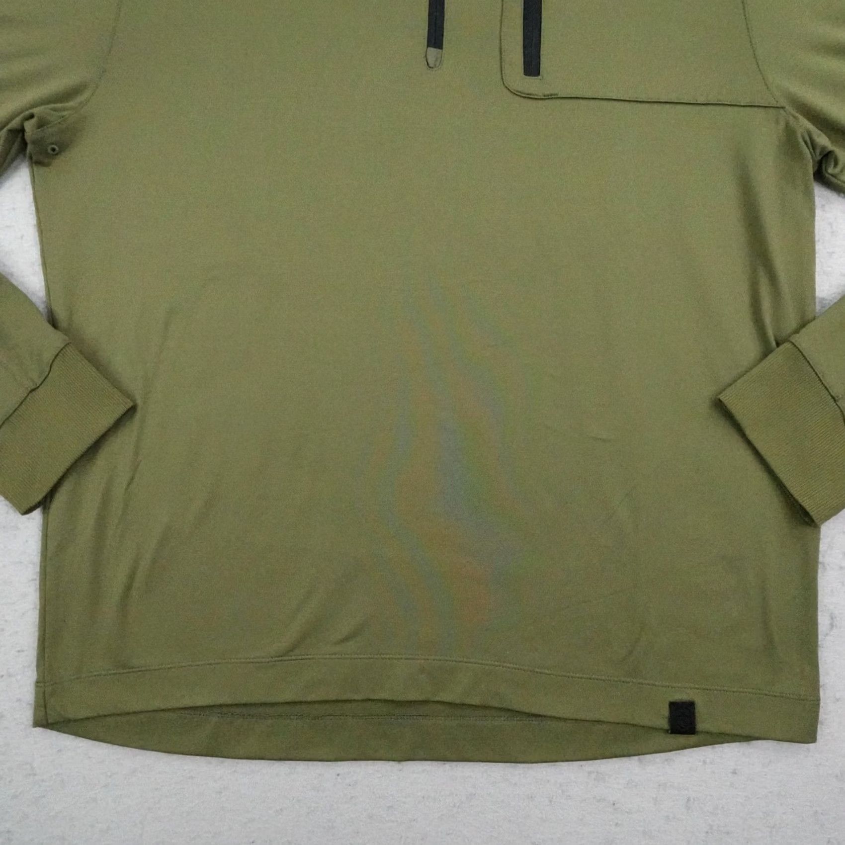 Victorinox Victo rinox Shirt Mens XL Green Moraine 1/2 Zip Tech Fleece Pullover Size US XL / EU 56 / 4 - 3 Thumbnail