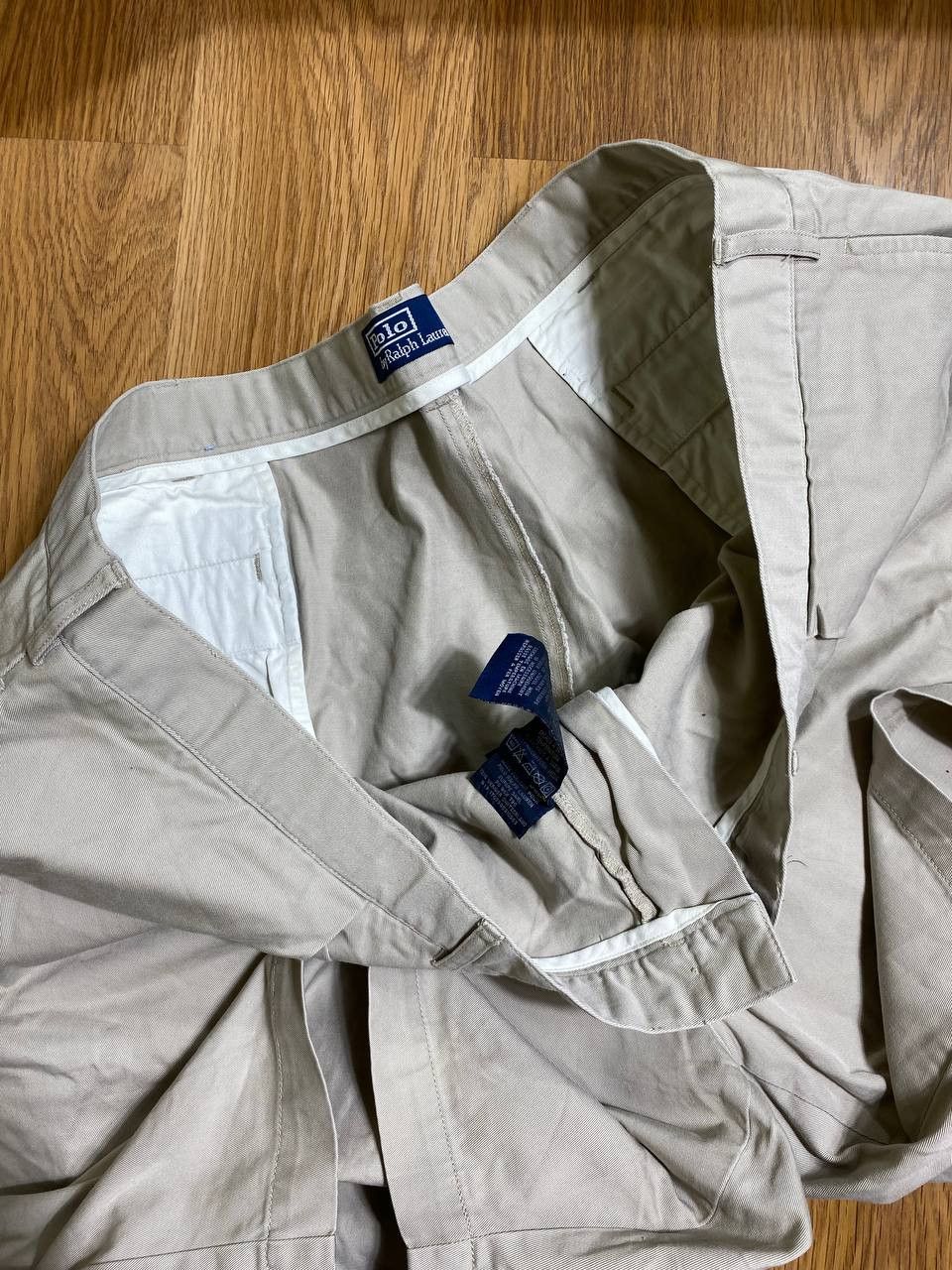 Polo Ralph Lauren Polo Ralph Lauren Cargo Shorts Mens 50 Cream Chino Outdoor Size US 34 / EU 50 - 13 Thumbnail