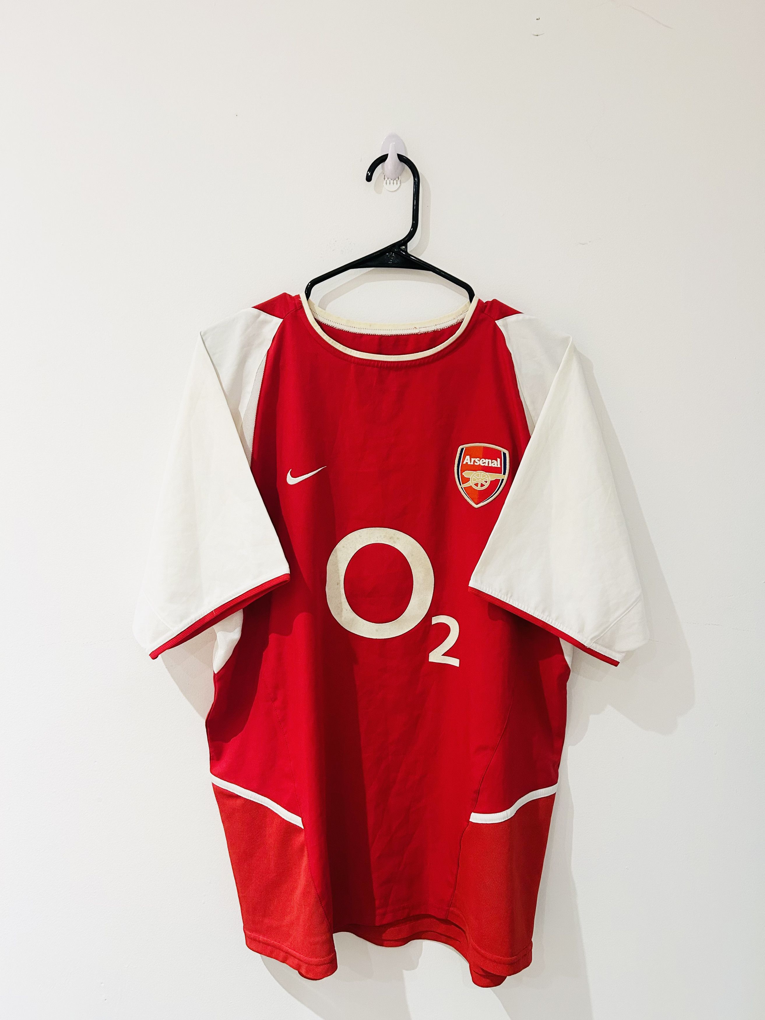 Nike Arsenal 2002/03 home Size US XL / EU 56 / 4 - 1 Thumbnail