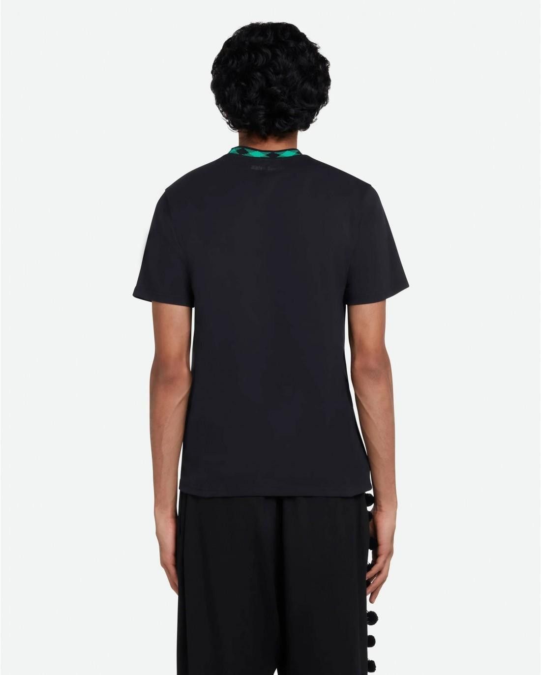 Wales Bonner Wales Bonner Plain T-Shirt Jersey Black Size M Size US M / EU 48-50 / 2 - 2 Thumbnail