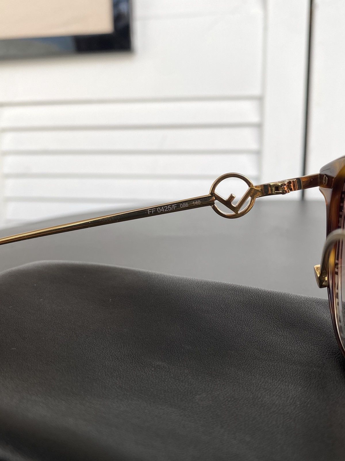 Fendi Fendi Eyeglasses Dark Havana FF0425/F086 140 Optical Glasses Size ONE SIZE - 20 Thumbnail