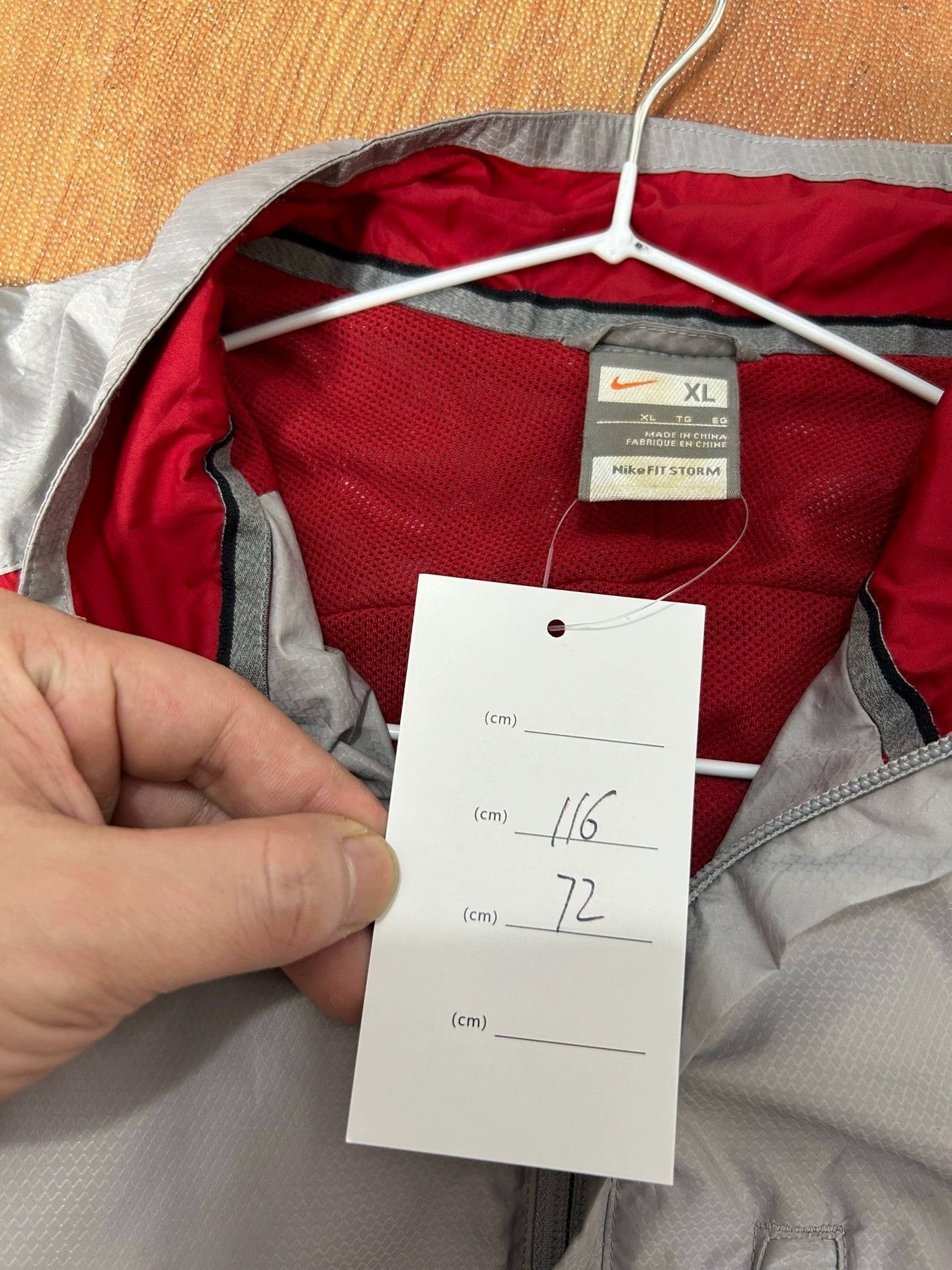 Nike Men’s Authentic Vintage Nike Track Jacket / Windbreaker Size XL / US 12-14 / IT 48-50 - 6 Thumbnail