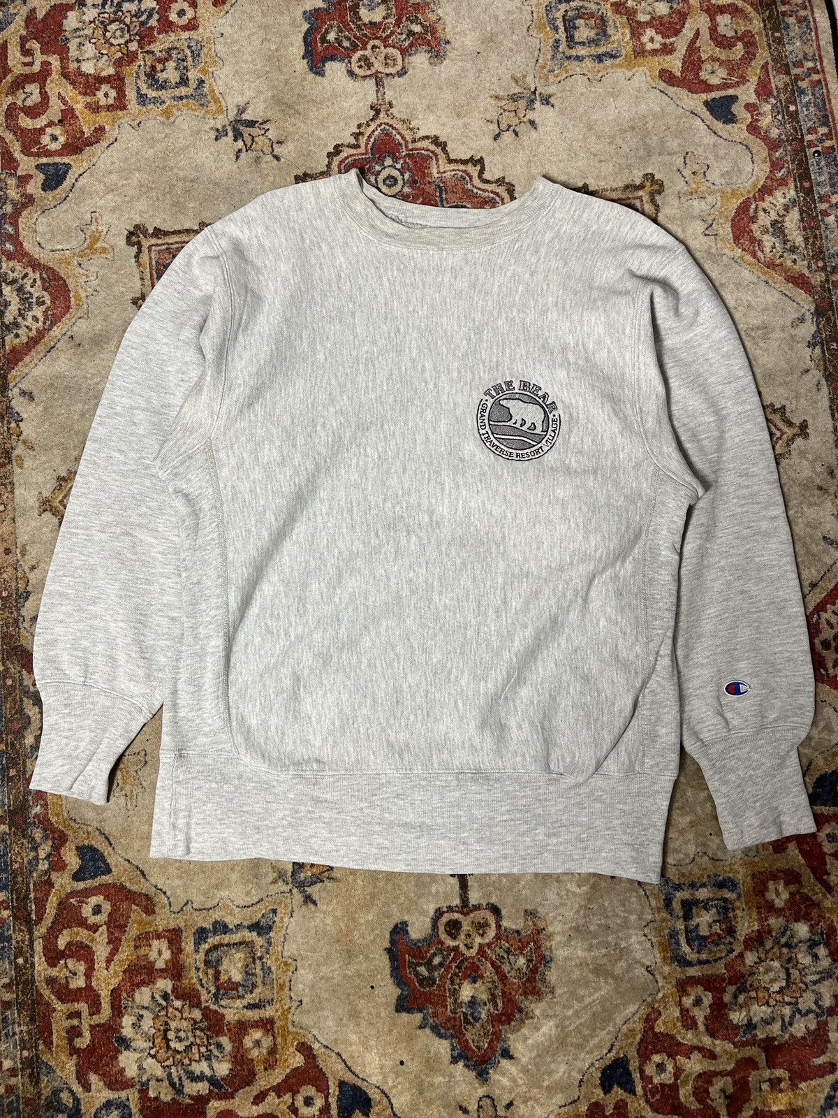Champion 90s Vintage Champion Reverse Weave The Bear Grand Traverse Size US L / EU 52-54 / 3 - 1 Thumbnail